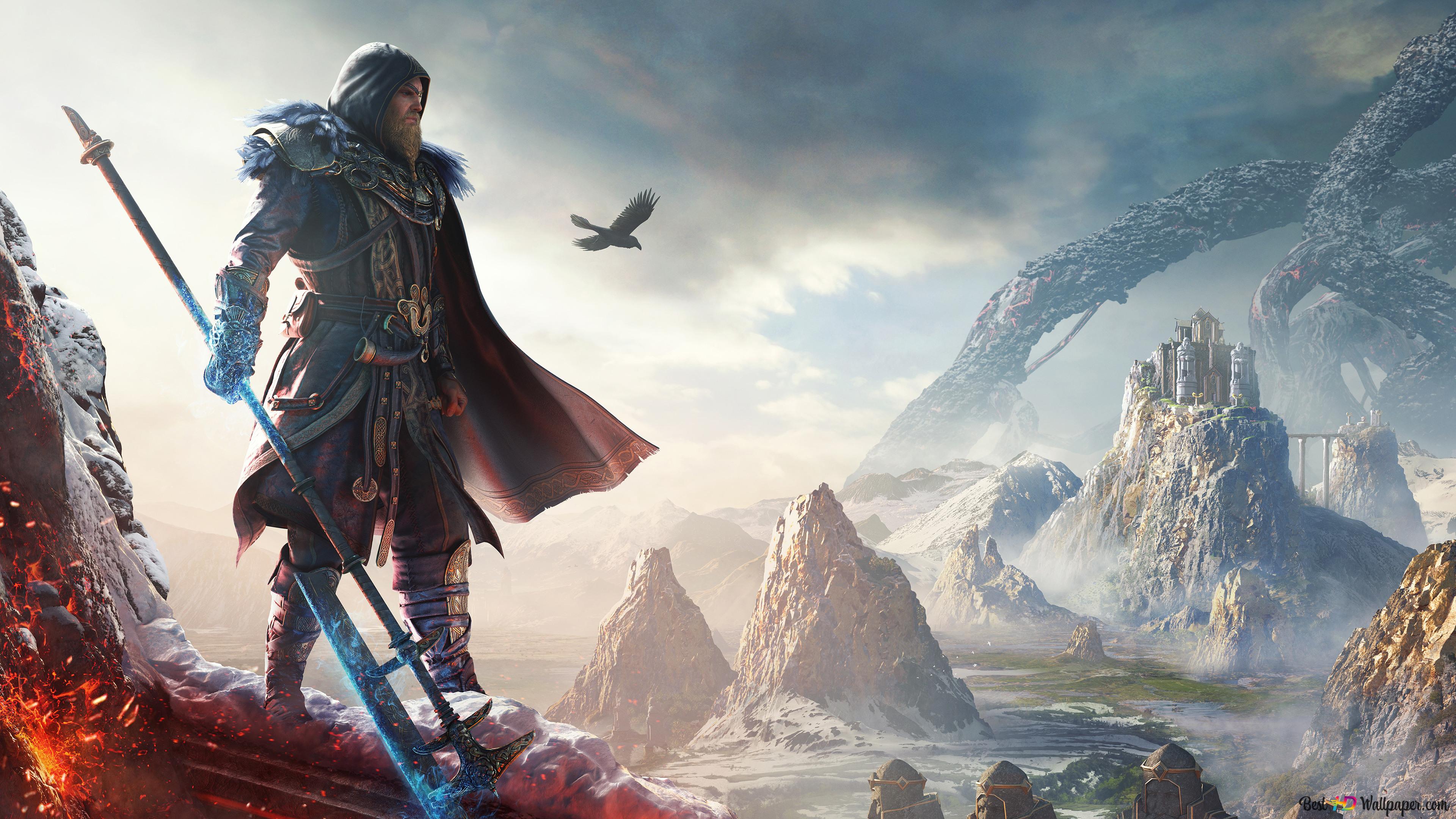 Assassin's Creed Valhalla: Dawn of Ragnarök, Odin 4K wallpaper download