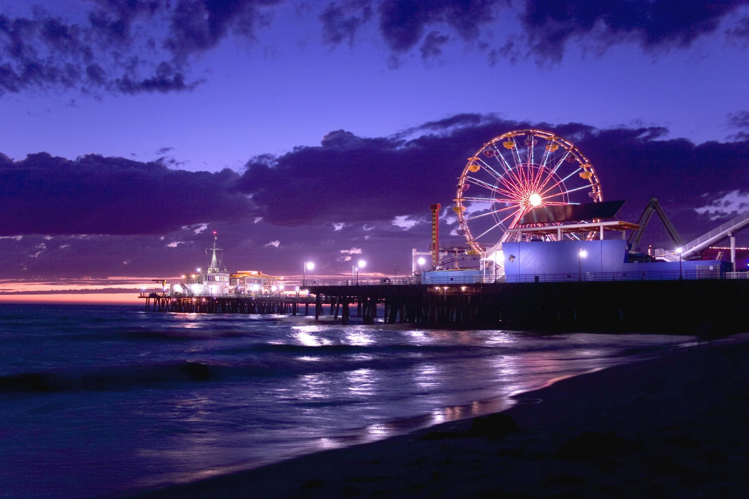 Santa Monica Pier Wallpaper Santa Monica Pier Background Download