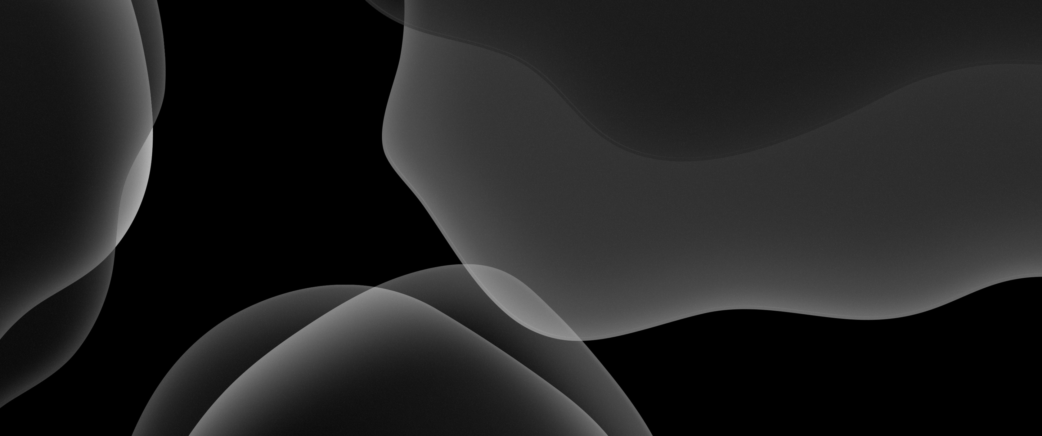 iOS 13 Wallpaper 4K, AMOLED, Stock, Black background