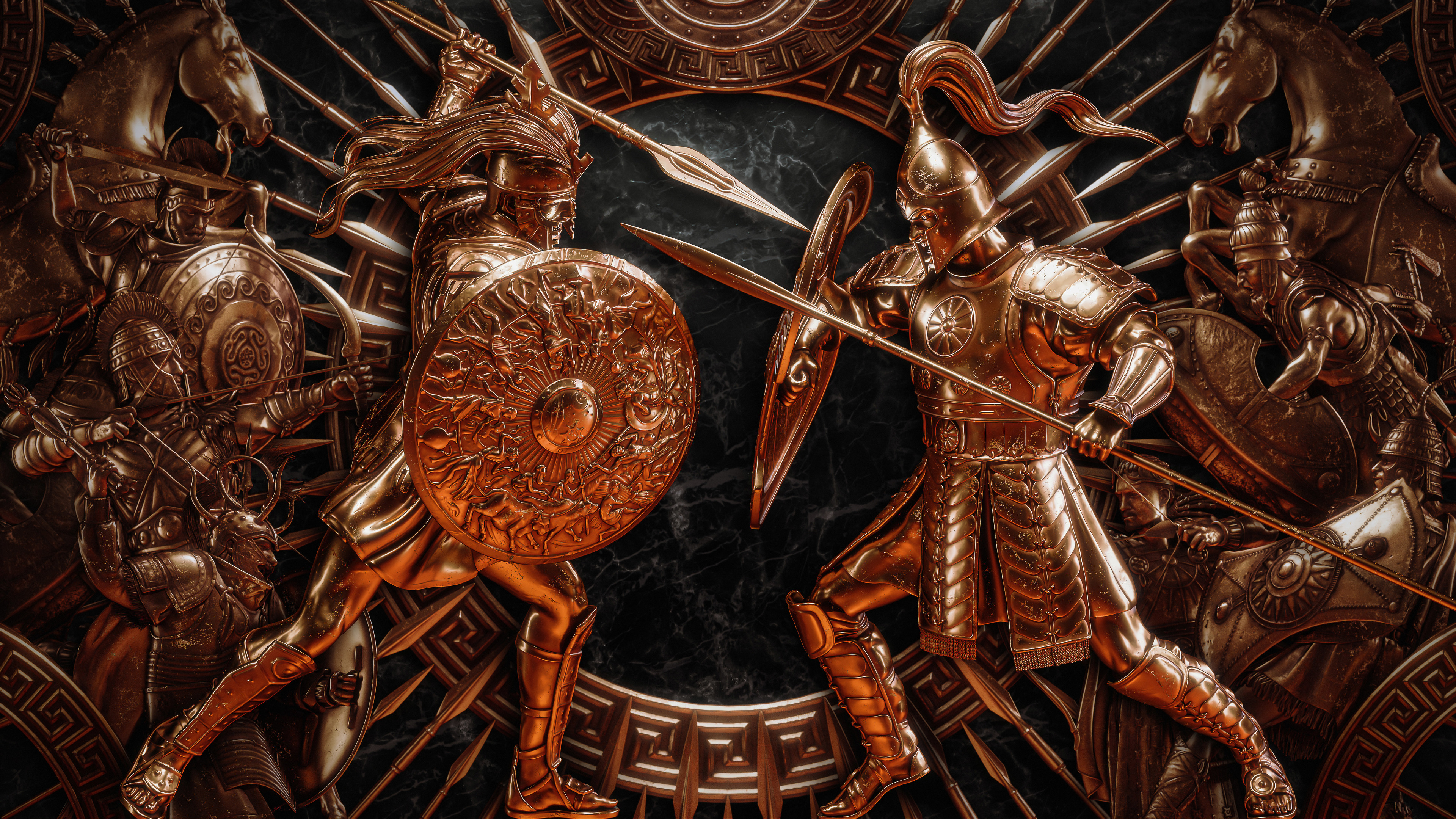 Wallpaper 4k A Total War Saga Troy Wallpaper