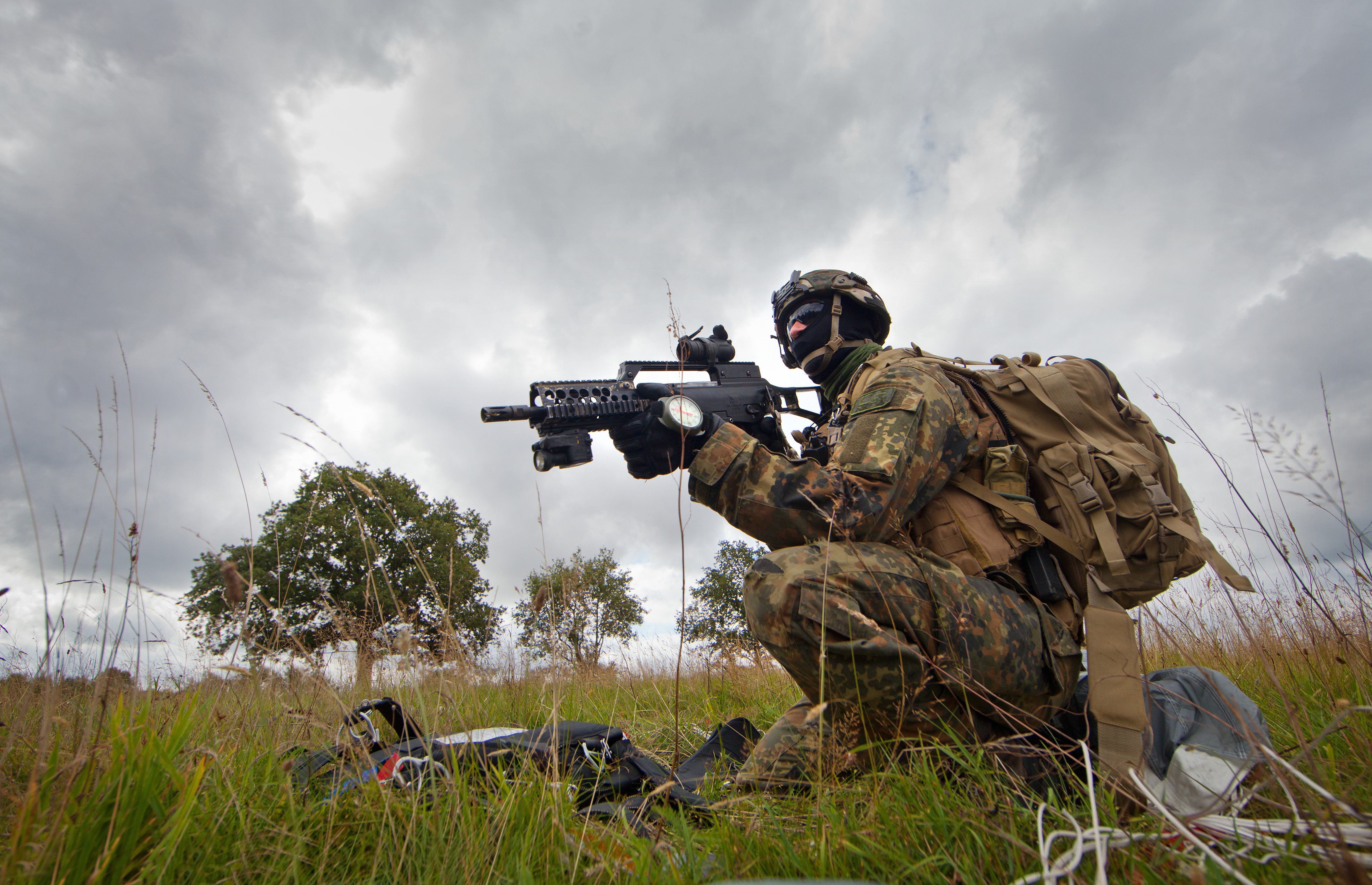 4K, 5K, Soldiers, Assault rifle, Special Forces, German Gallery HD Wallpaper