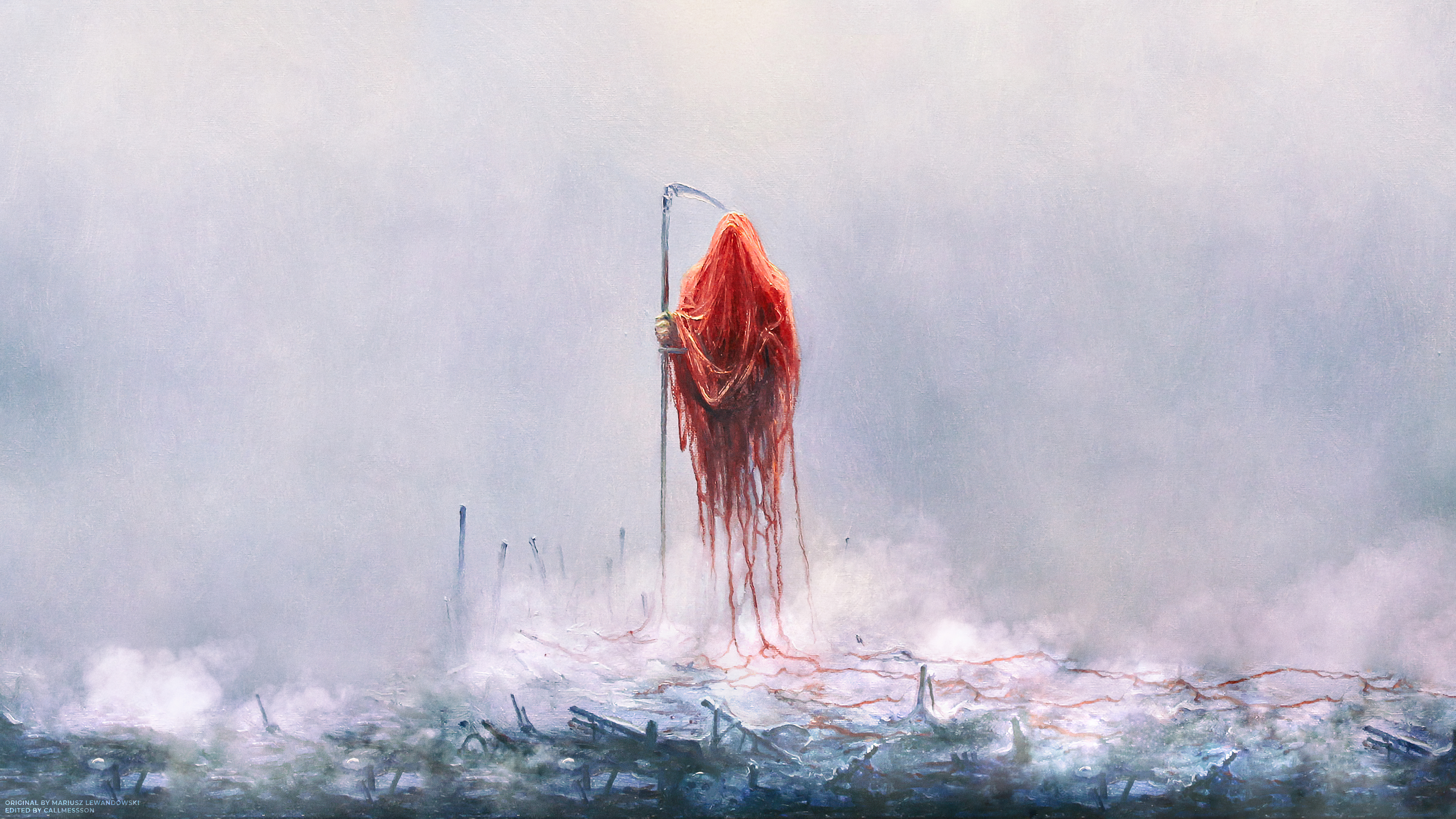 Wallpaper 4k Creepy Reaper 4k Wallpaper