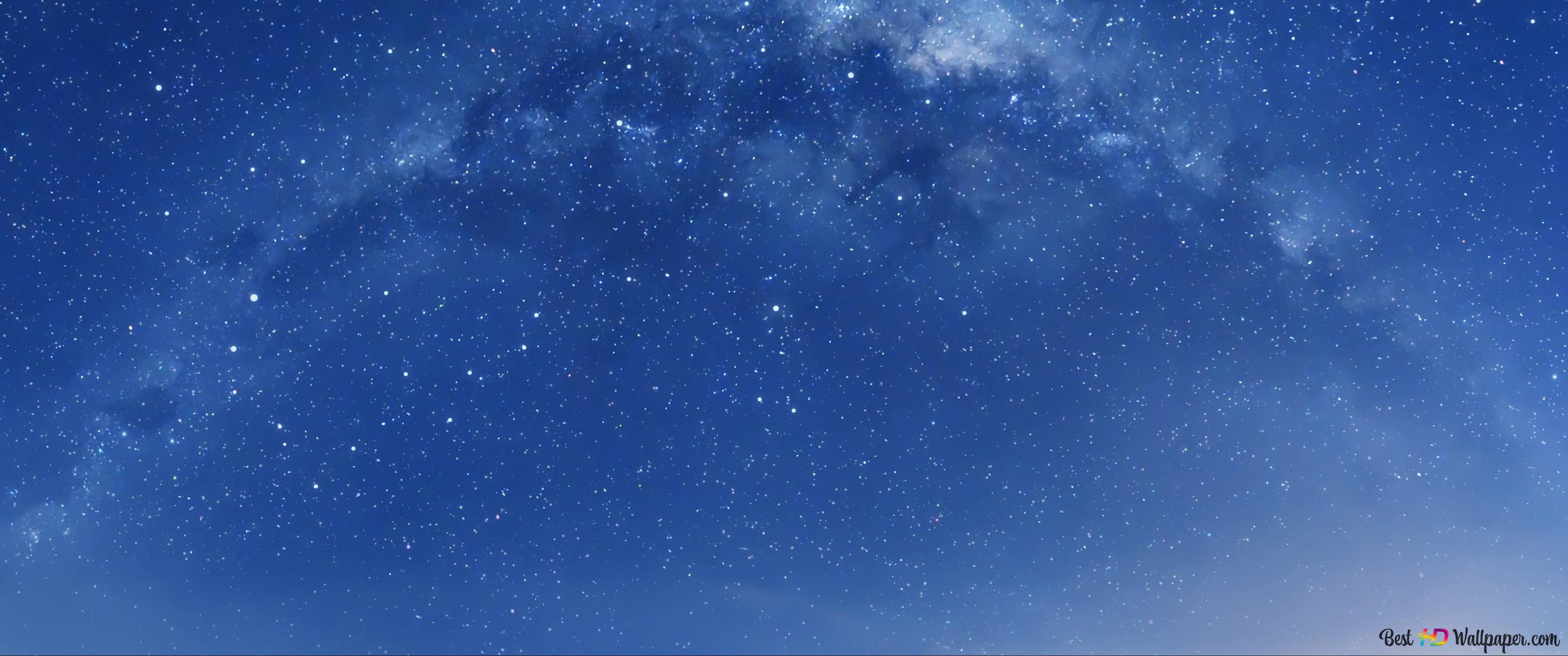 Blue Sky Galaxy 4K wallpaper download