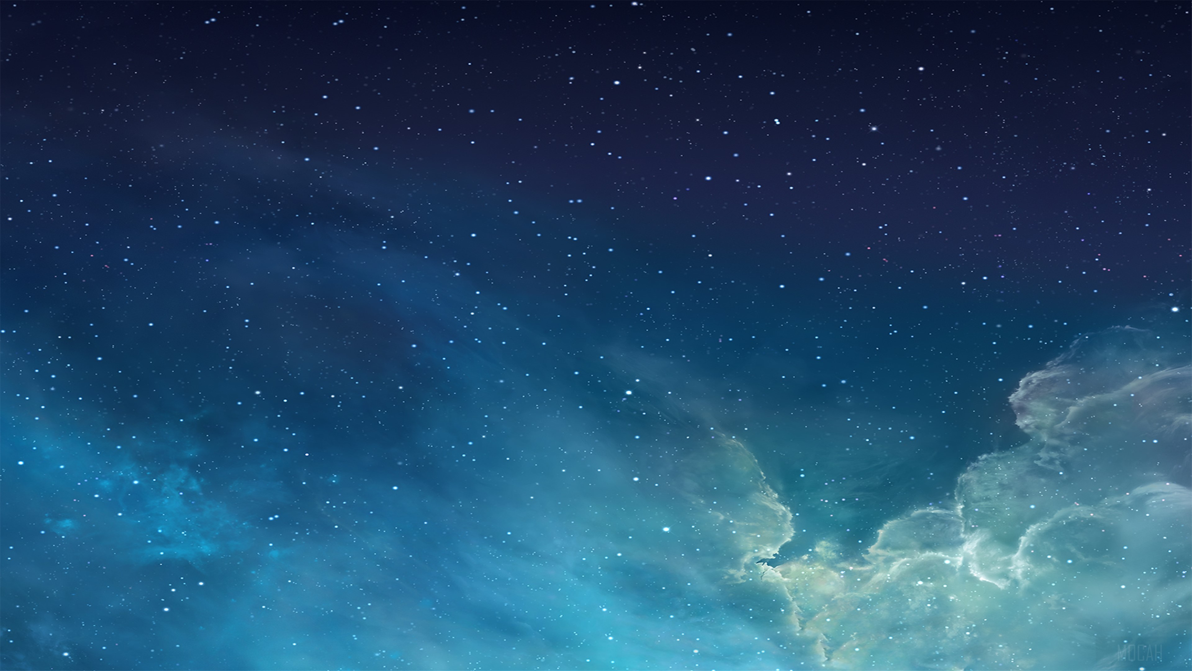 iOS 7 Galaxy 4k Gallery HD Wallpaper