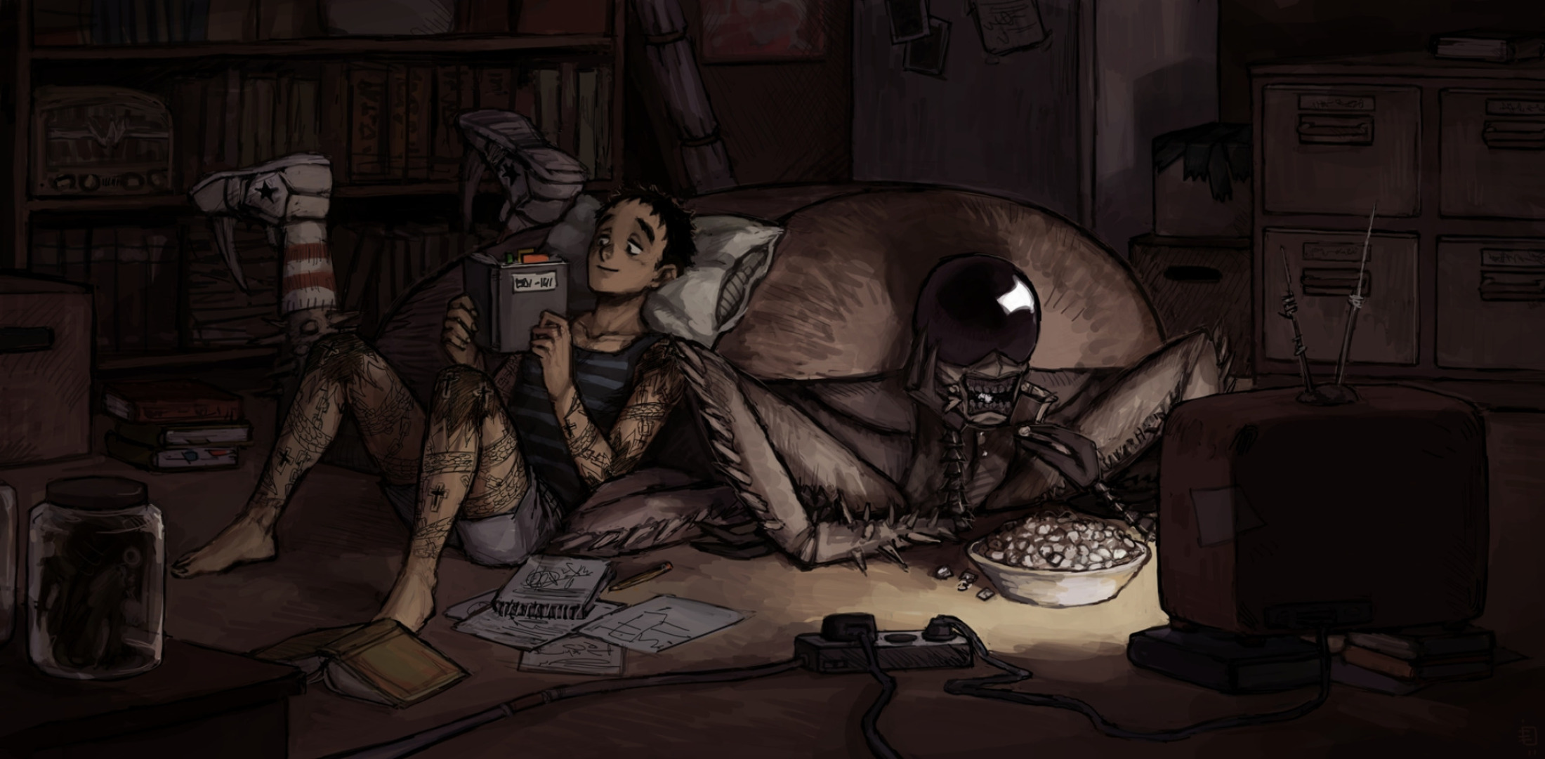 Johnson (Dorohedoro) HD Wallpaper and Background