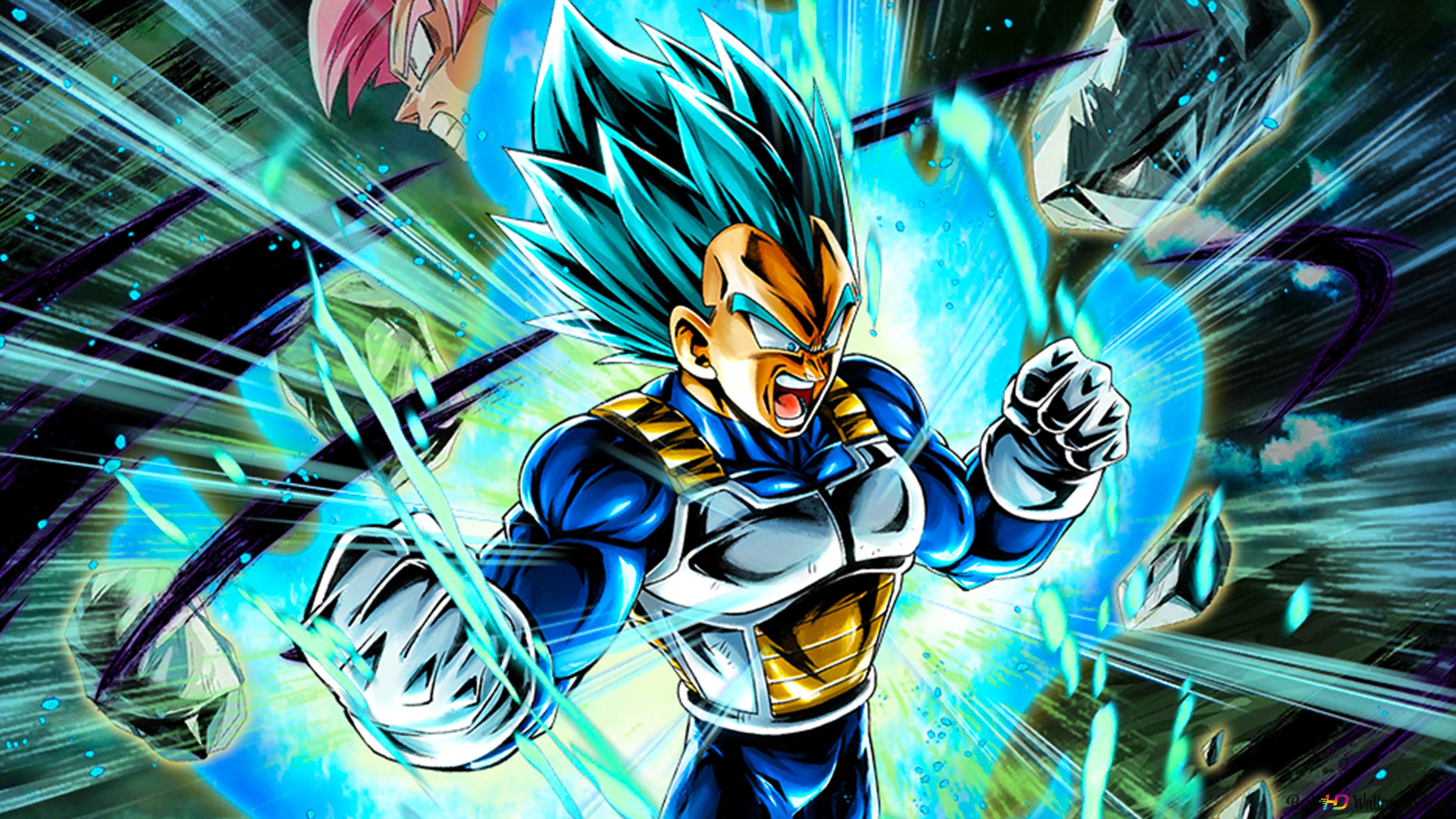 Super Saiyan Blue Vegeta from Dragon Ball Super [Dragon Ball Legends Arts] for DeskK wallpaper download