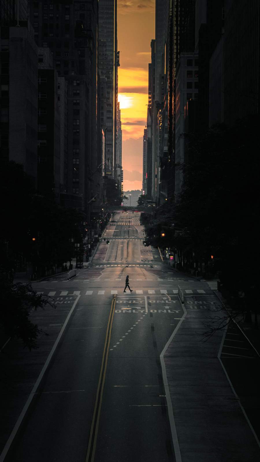 New York Sunset IPhone Wallpaper Wallpaper, iPhone Wallpaper