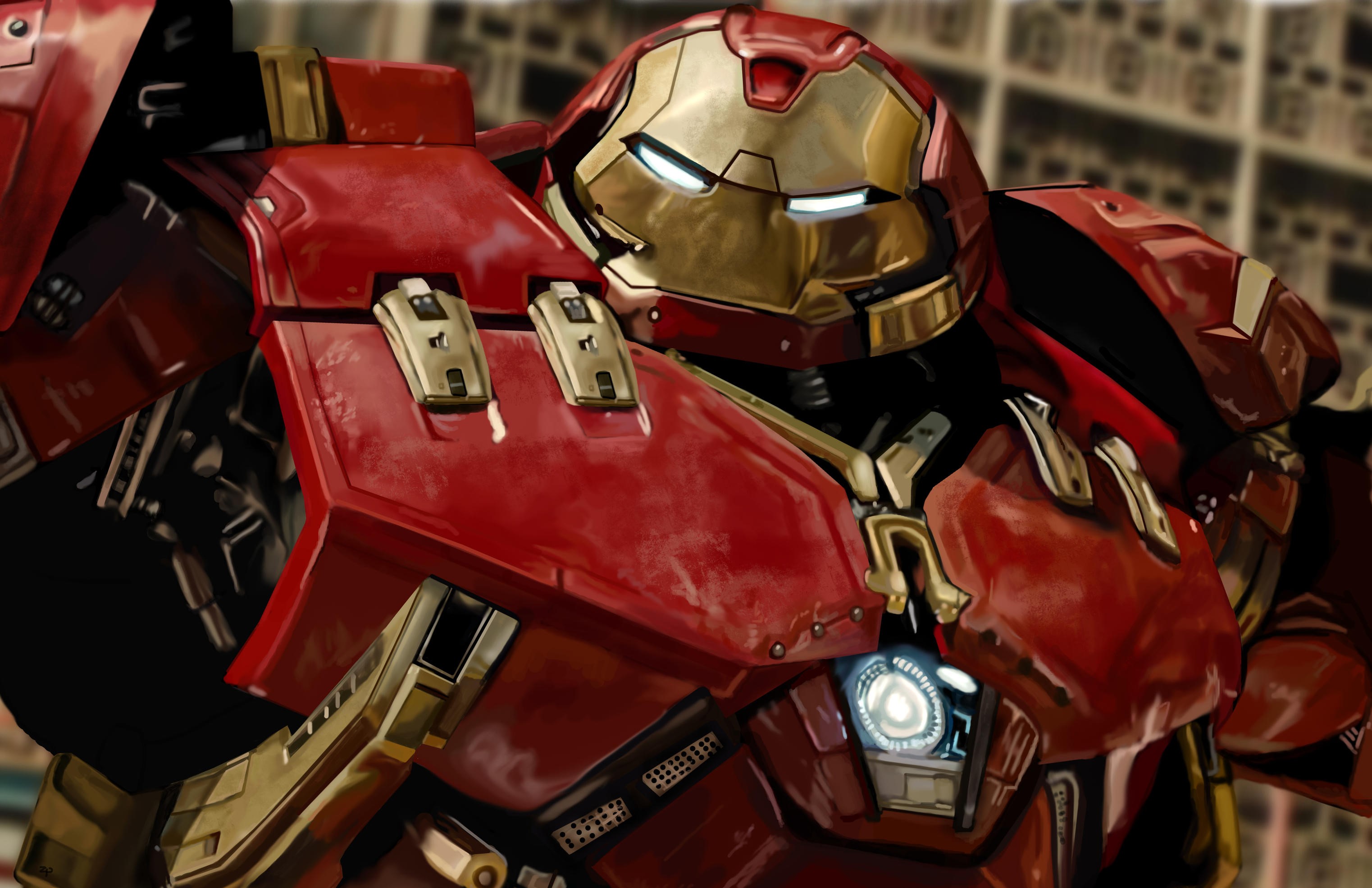 Wallpaper / hulkbuster, hd, 4k, hulk, superheroes, artwork, artist, digital art, free download