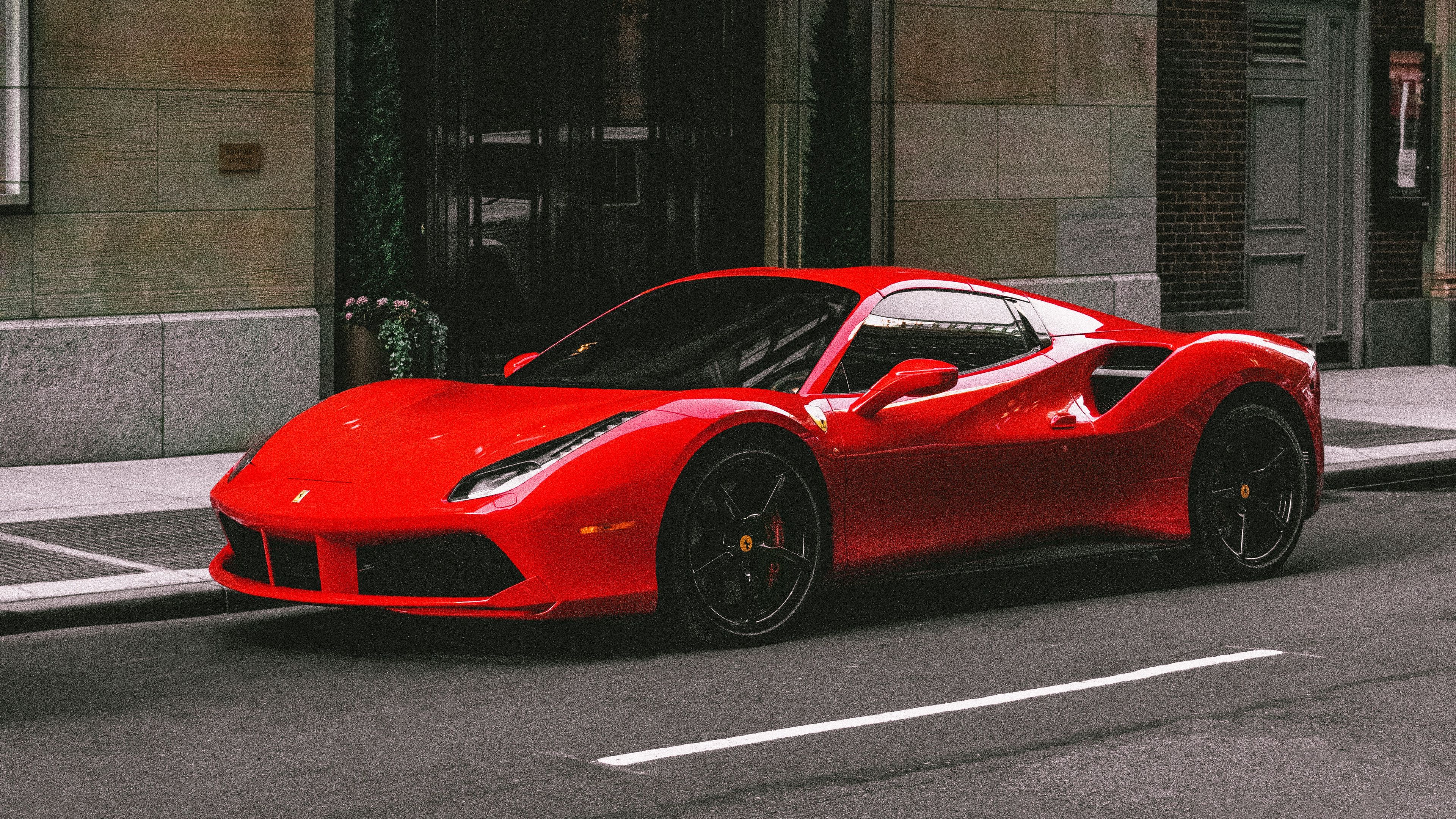 Download wallpaper 3840x2160 ferrari 458, ferrari, car, sports car, side view, red 4k uhd 16:9 HD background