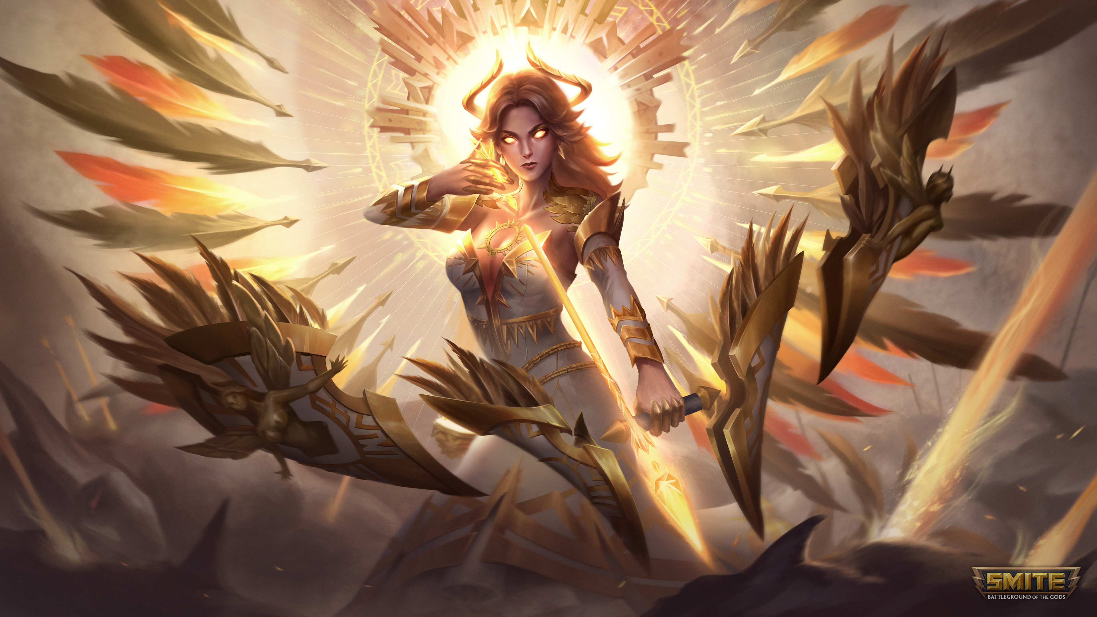 Smite Wallpaper 4K, Medusa, PC Games