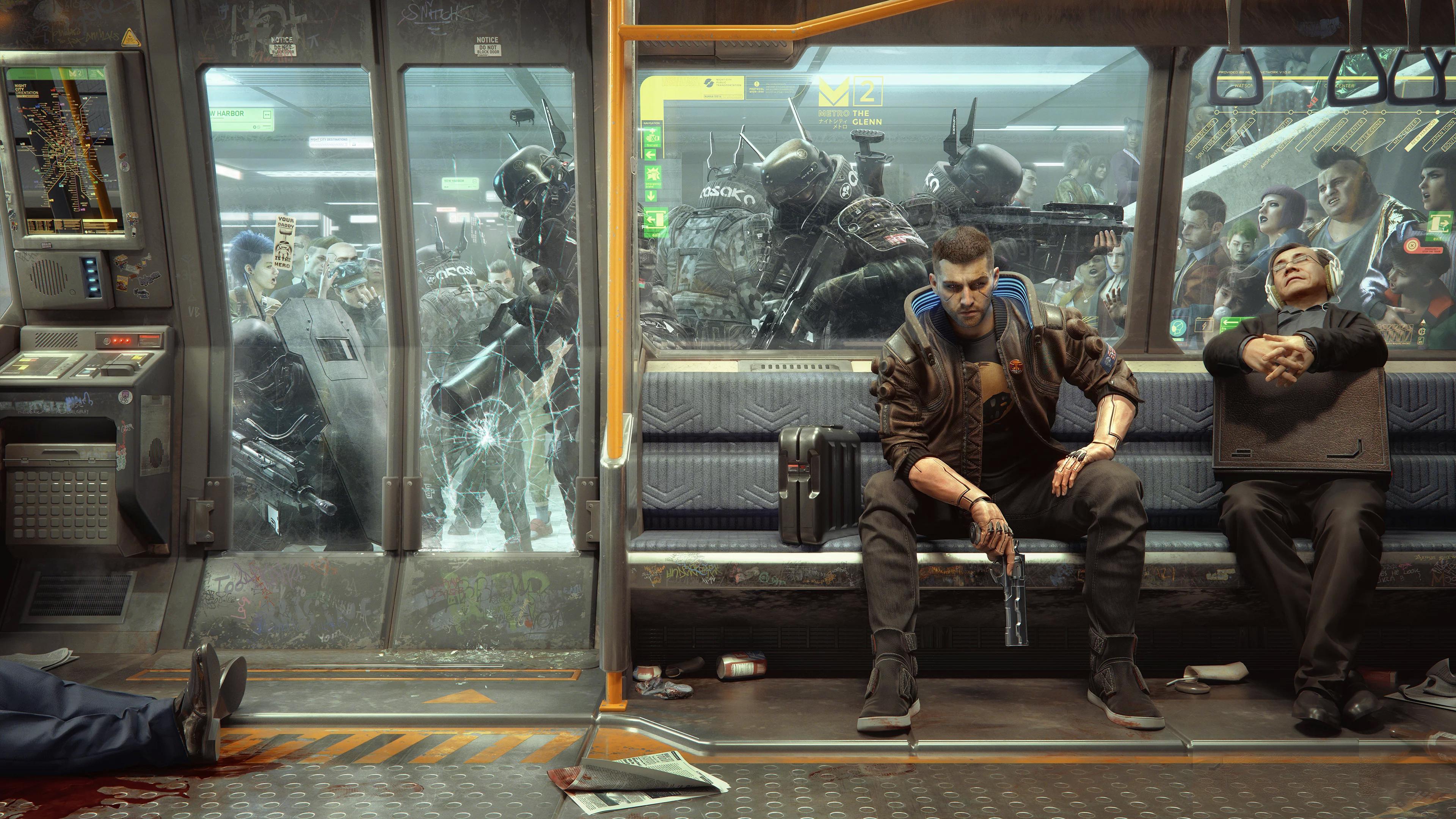 Metro 4K wallpaper for your desktop or mobile screen free and easy to download