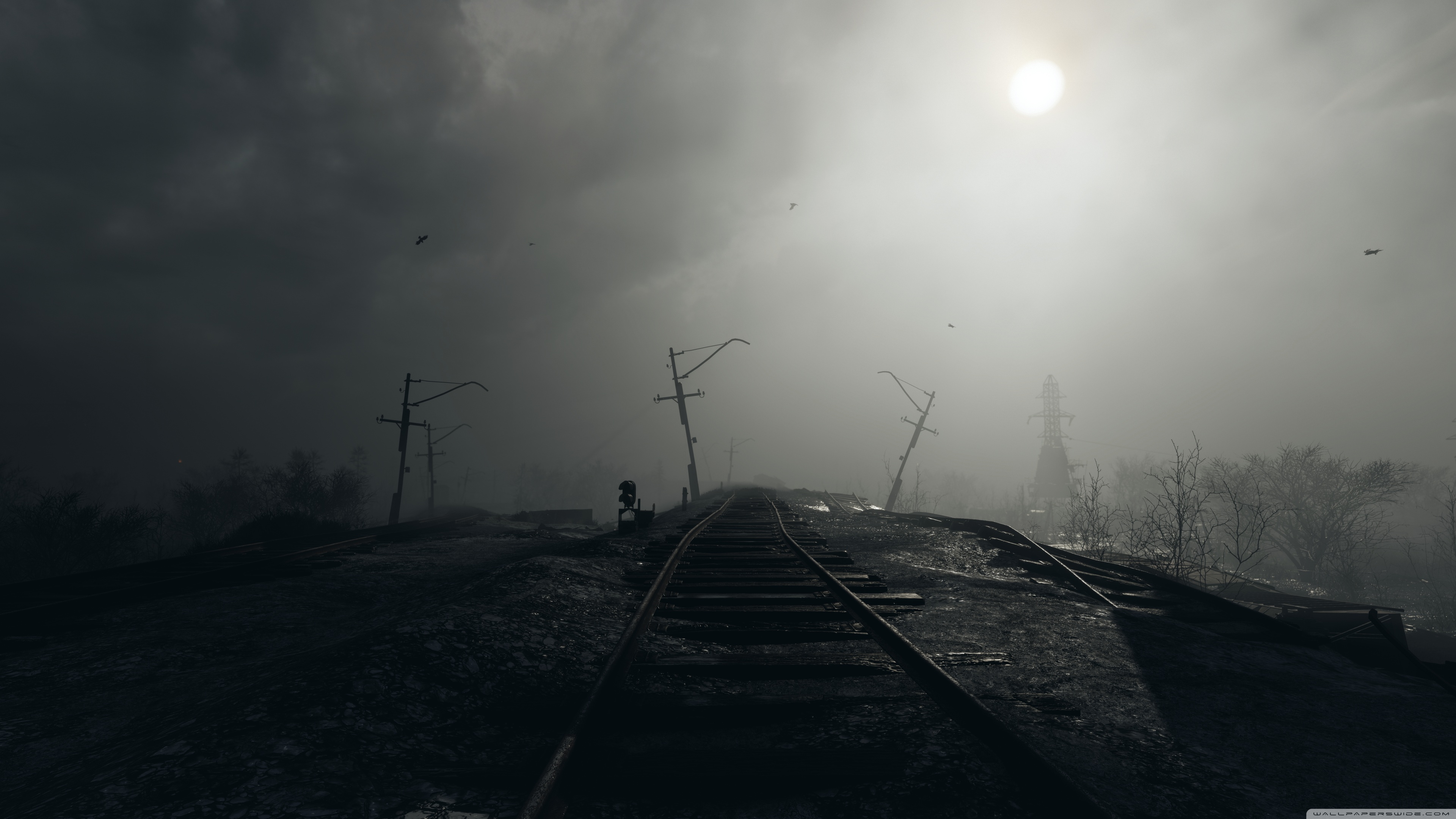 Metro Exodus Rails Ultra HD Desktop Background Wallpaper for 4K UHD TV, Widescreen & UltraWide Desktop & Laptop, Tablet