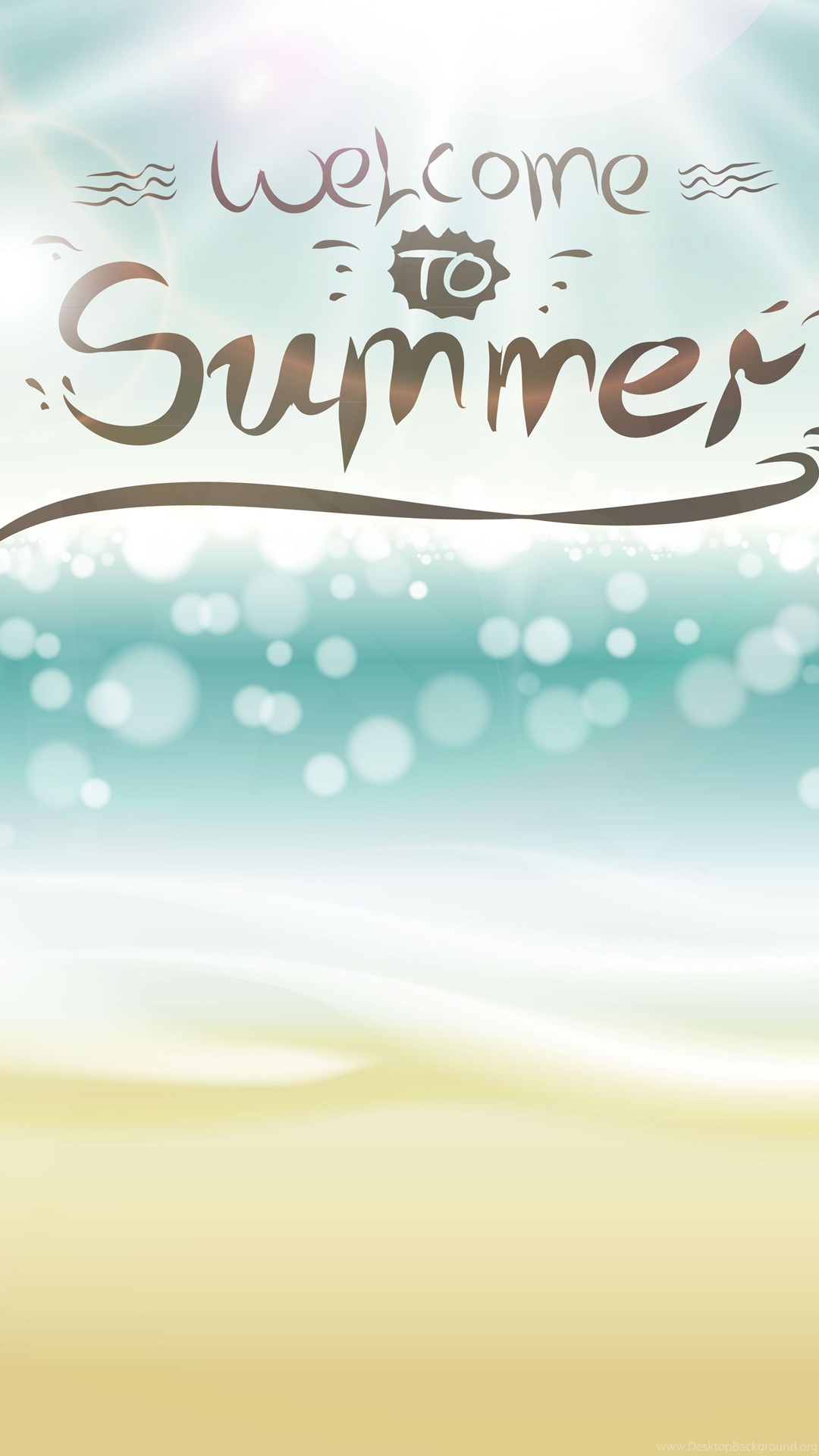 Hello Summer iPhone Wallpaper Free Download