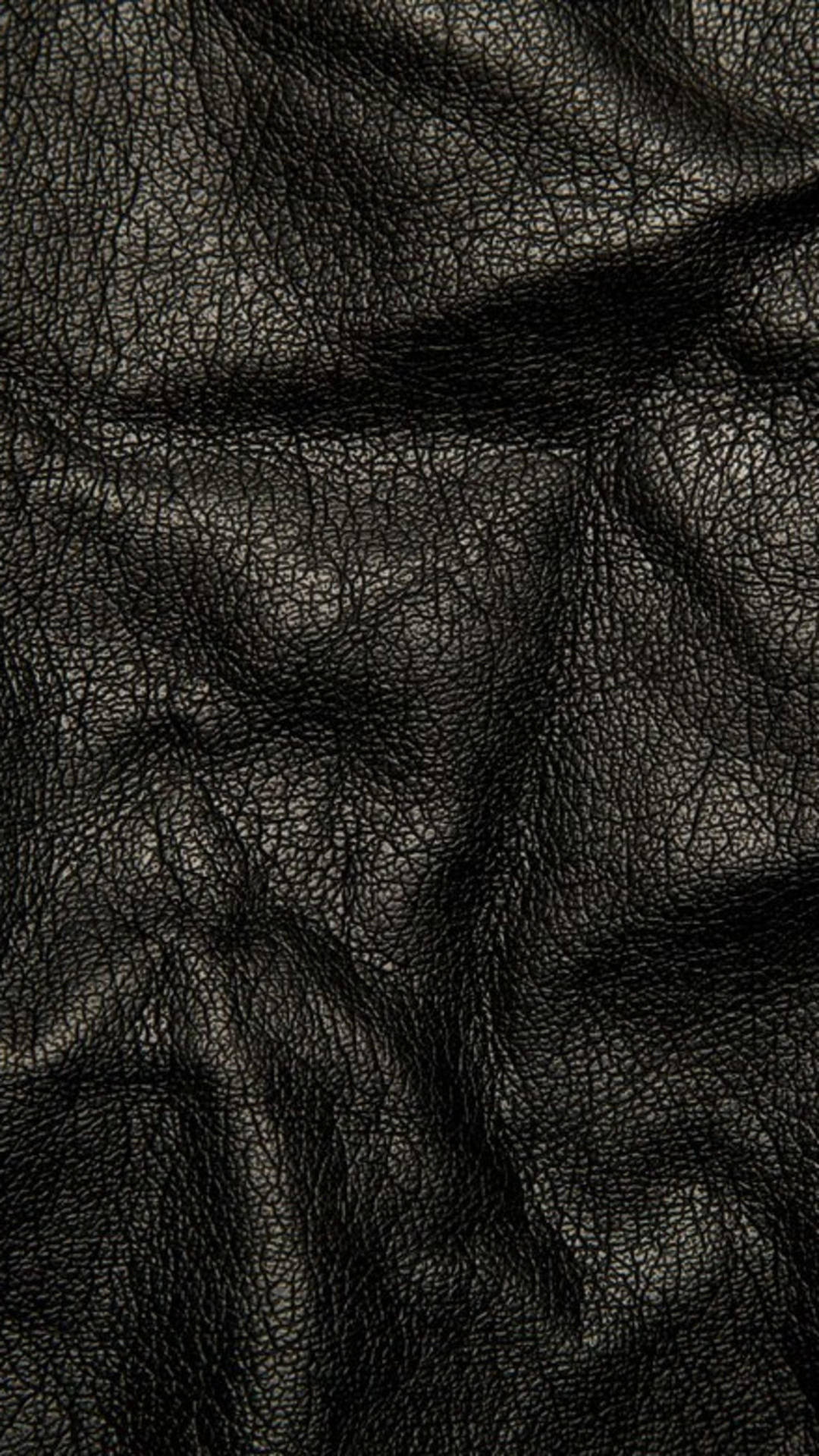 Crumpled Leather 4K Ultra HD Dark Phone