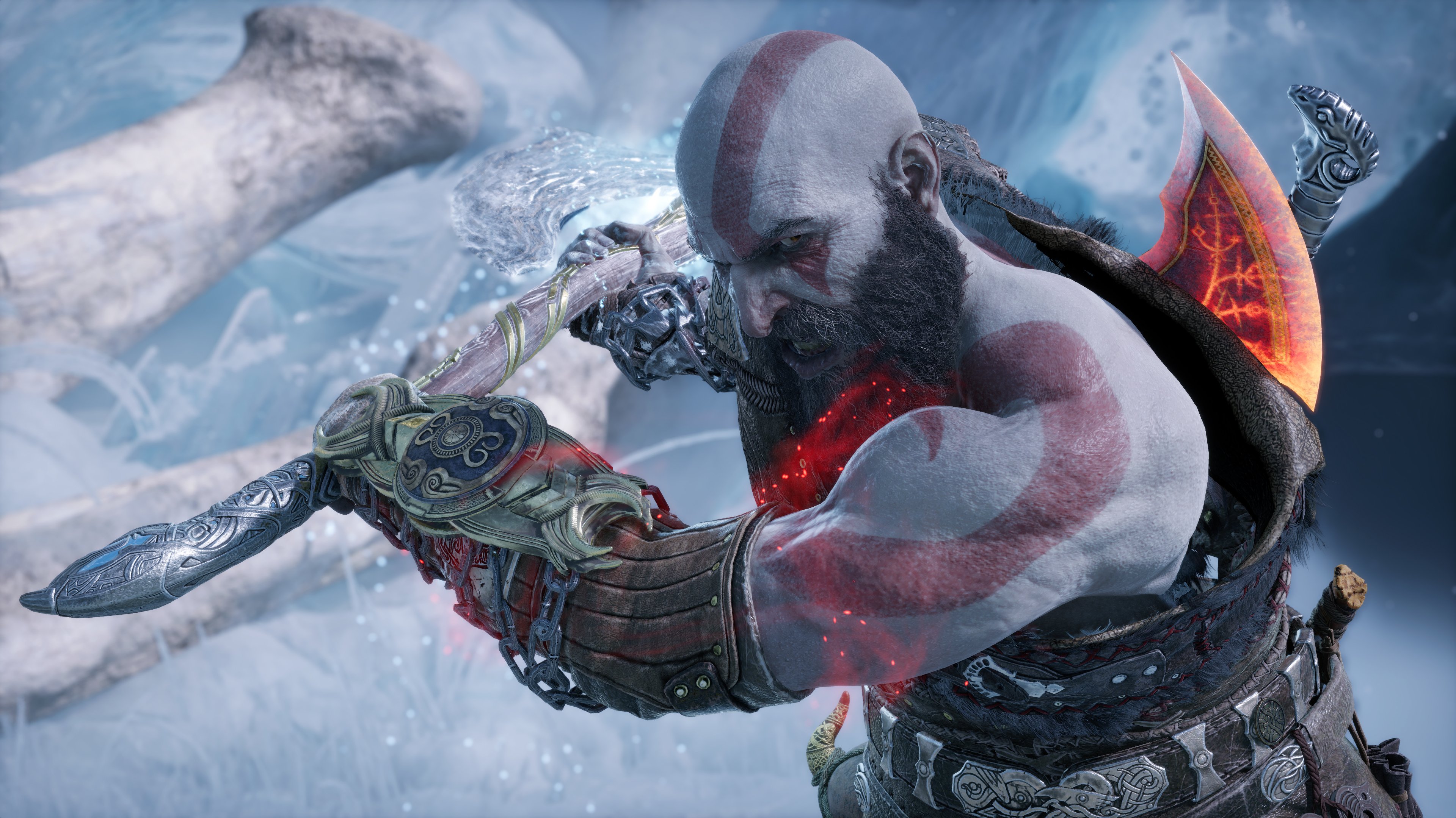 God of War Wallpaper 4K, Ultrawide, Kratos, PC Games