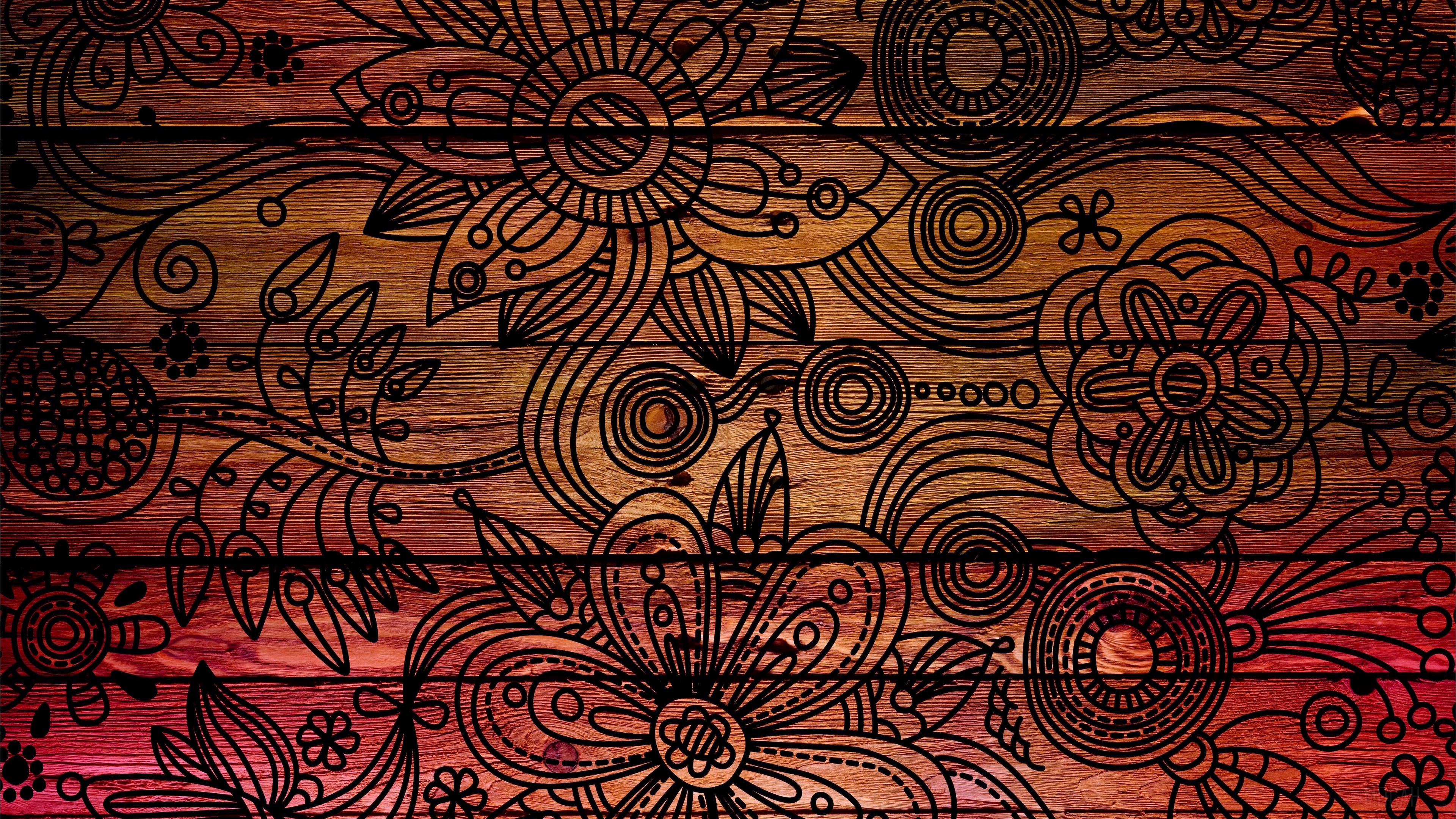 patterns, background, dark, wooden, texture 4k Gallery HD Wallpaper
