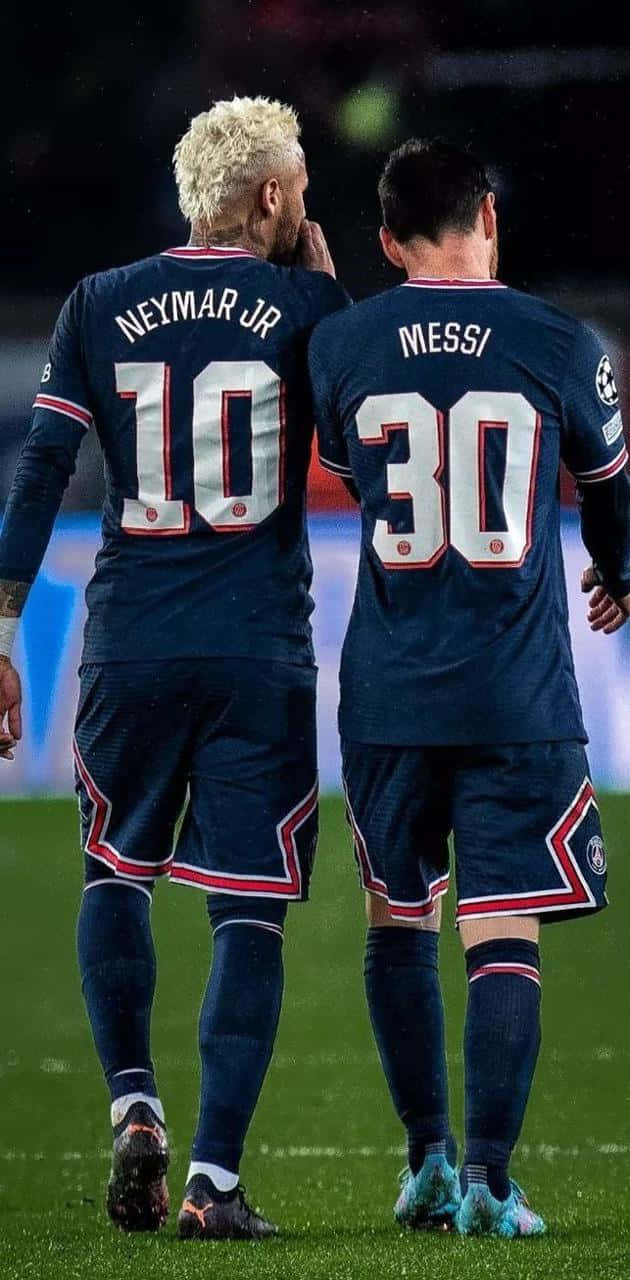 Lionel Messi and Neymar Jr