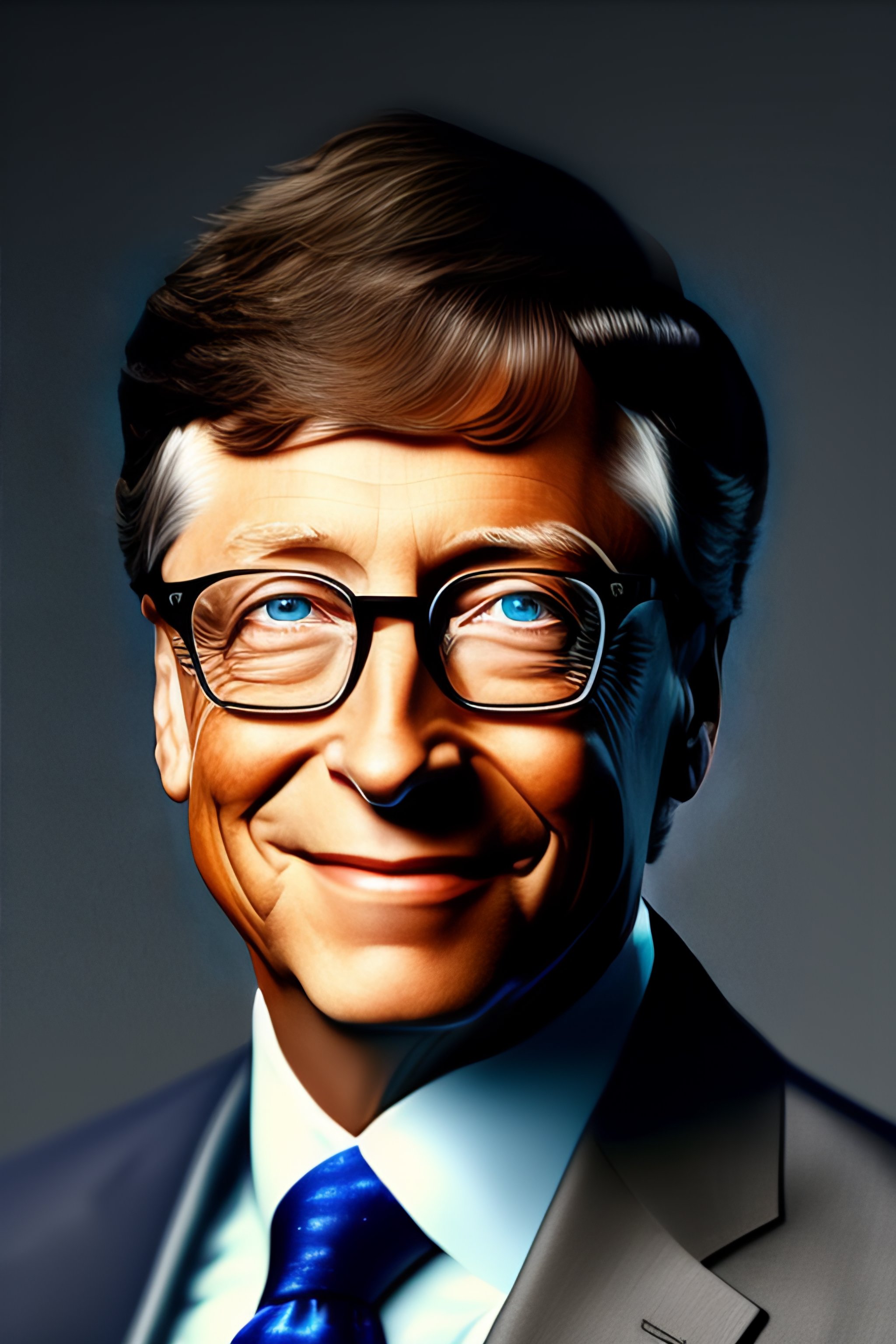 Bill Gates artstation trending portrait, 4k HD wallpaper