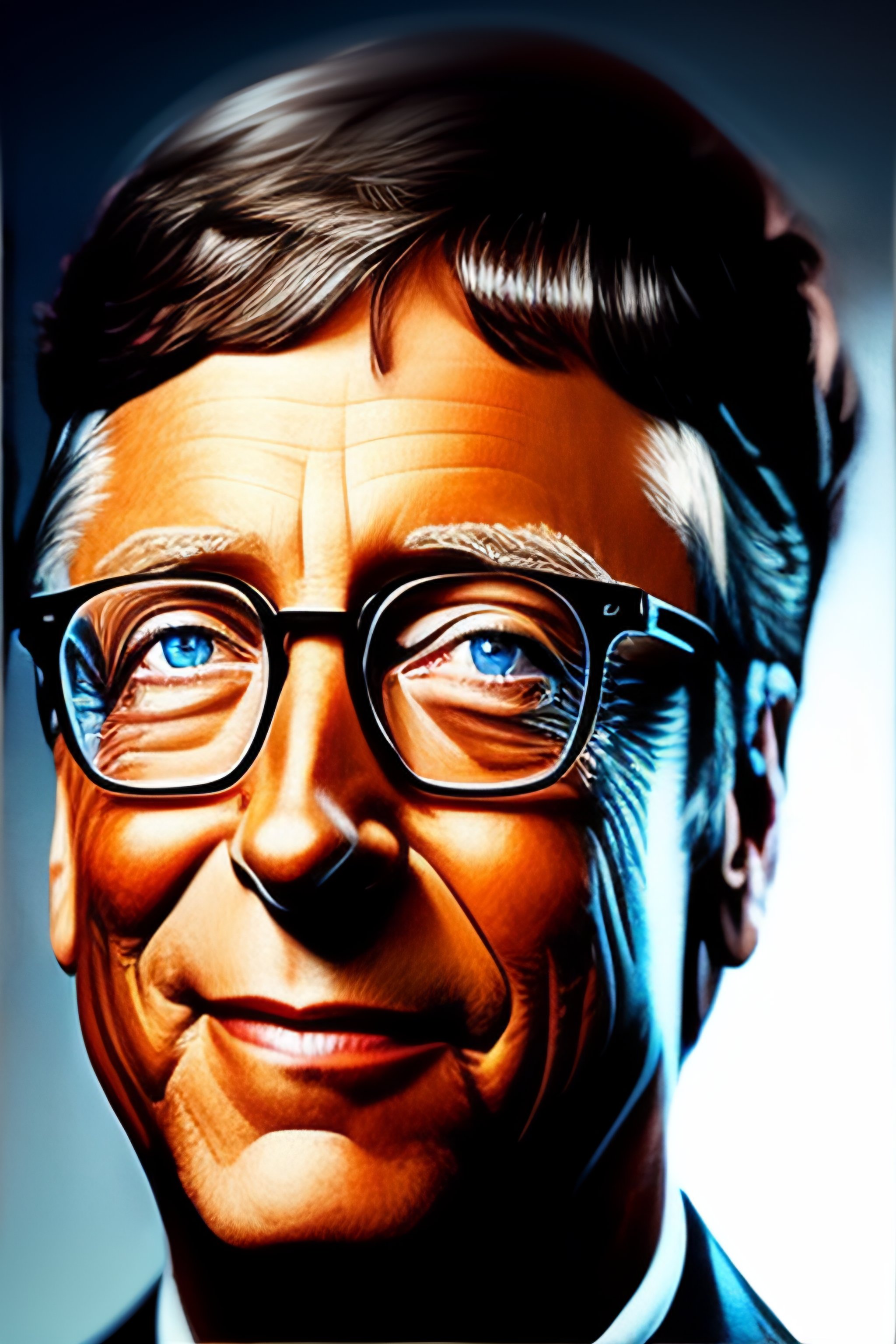 Bill Gates artstation trending portrait, 4k HD wallpaper, styelgan