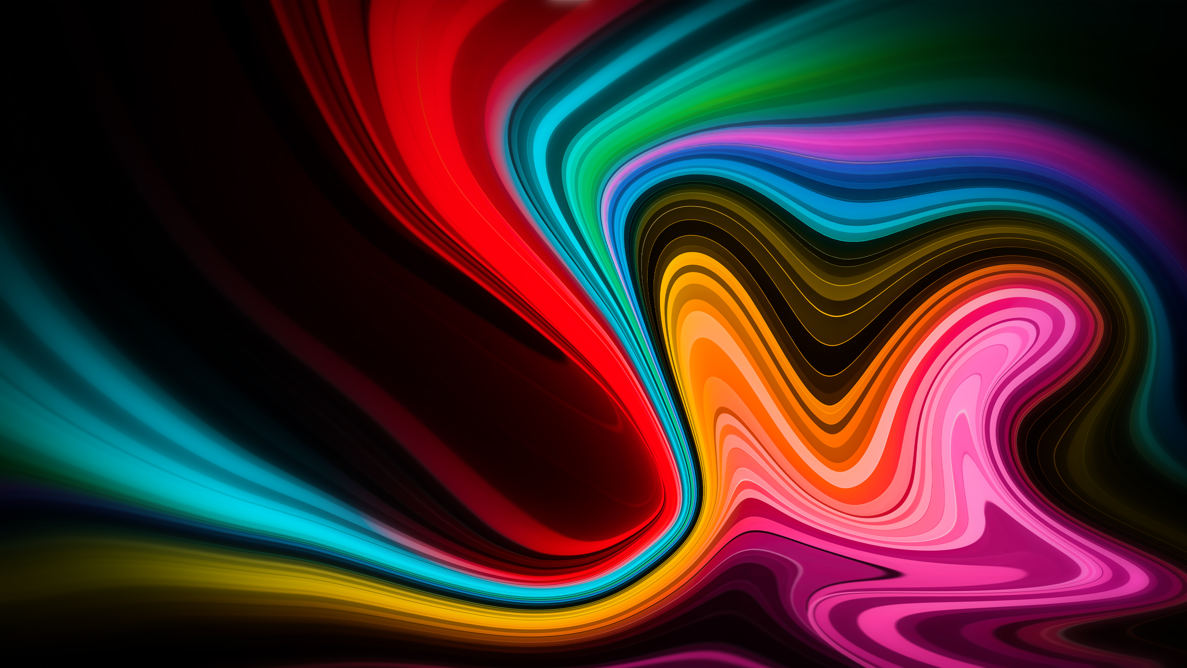 Download Shapes Abstract Colors 4k Ultra HD Wallpaper