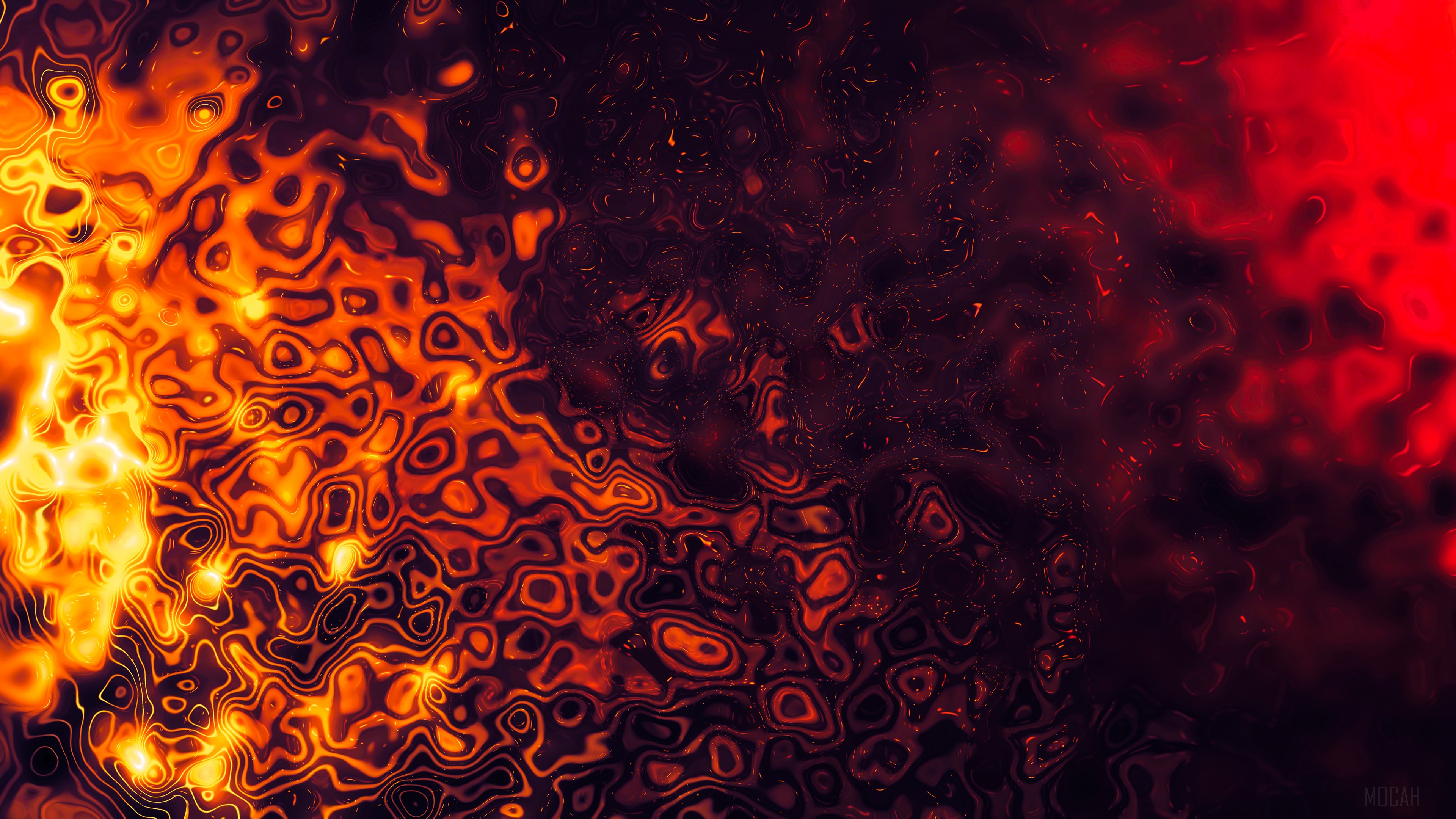 Burning Colours Abstract 4k Gallery HD Wallpaper