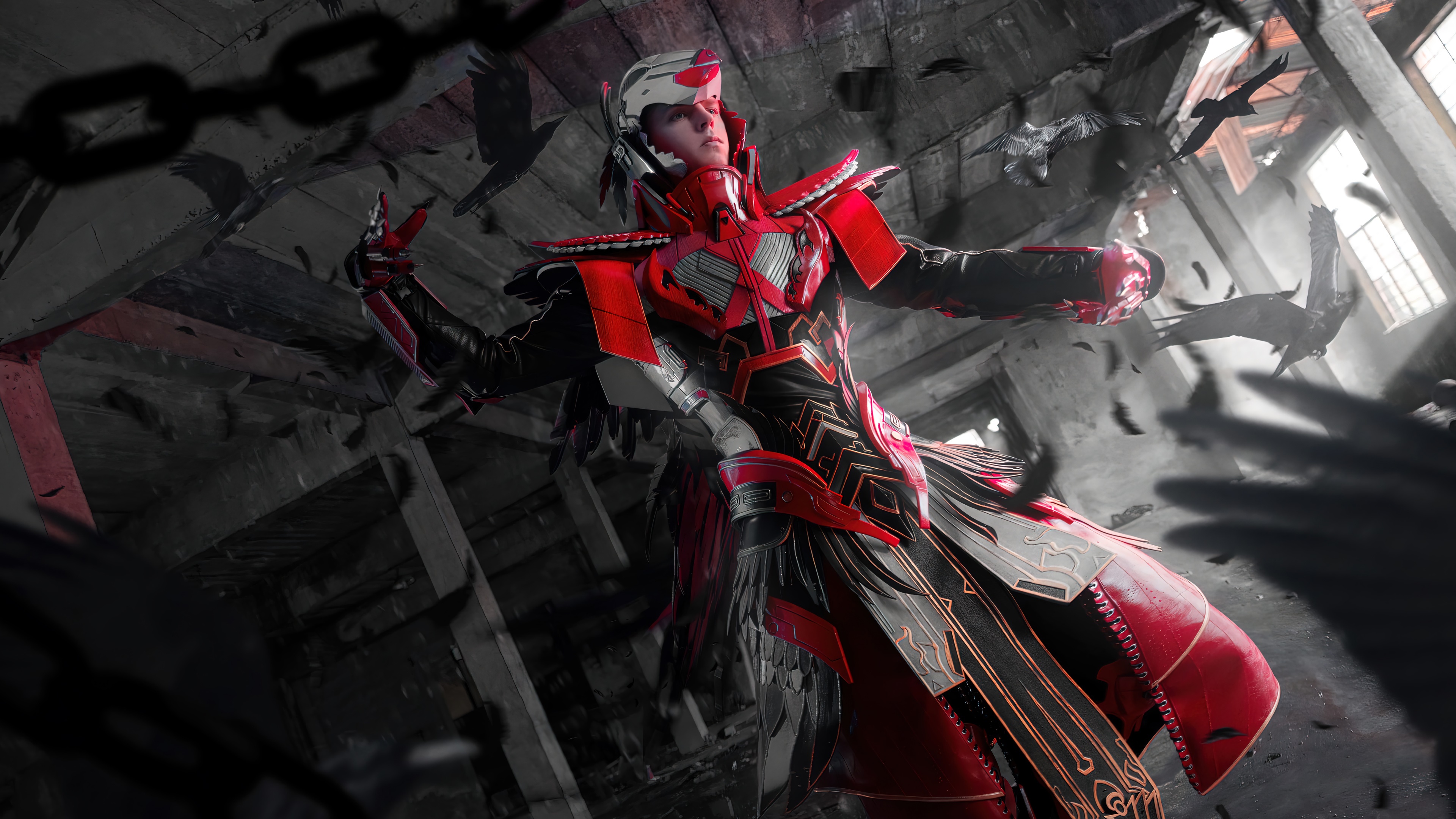 pubg, mobile, blood raven, x suit, cosplay, 4k, pc Gallery HD Wallpaper