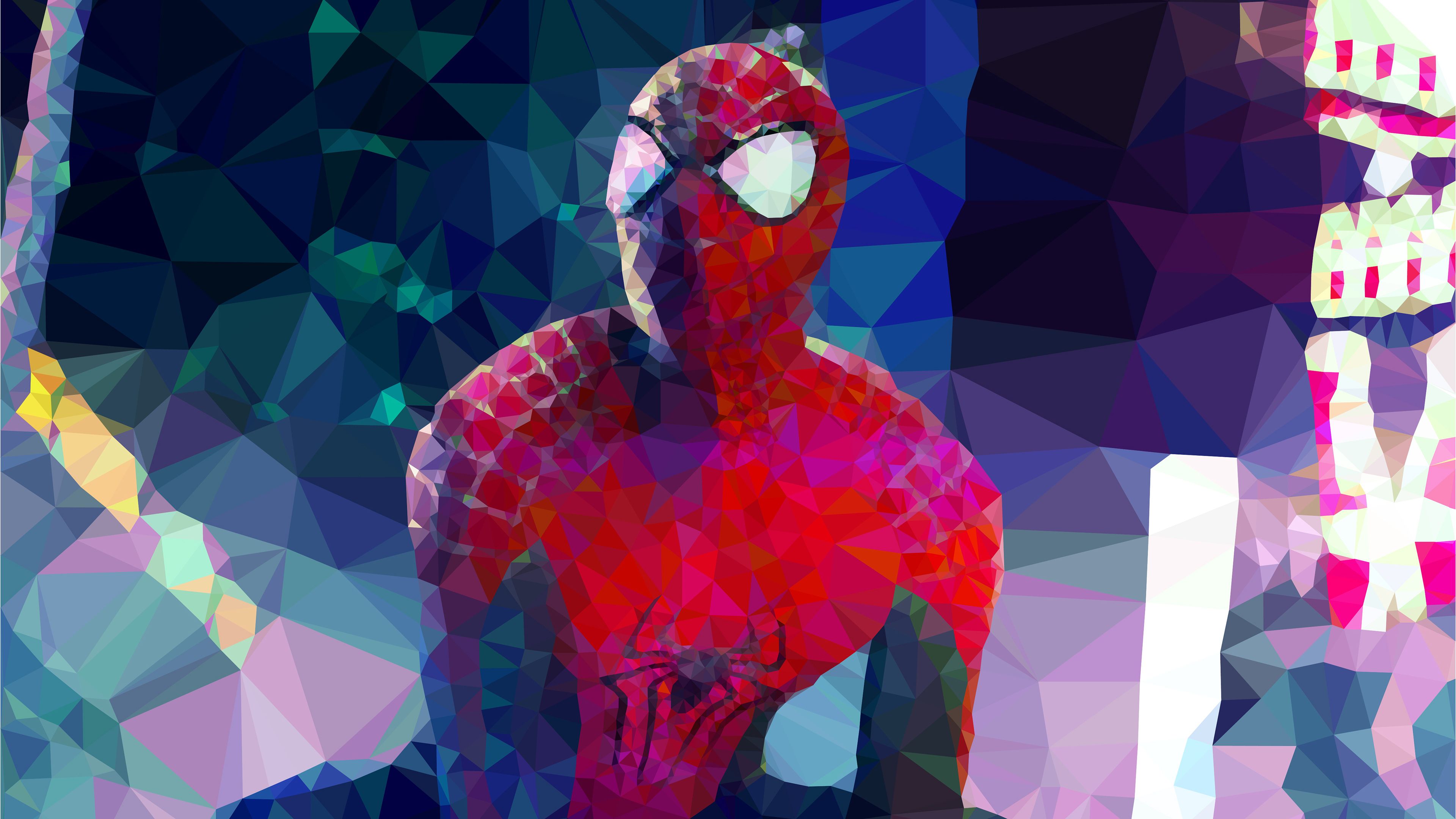 Spiderman Low Poly Arts superheroes wallpaper, spiderman wallpaper, hd- wallpaper, digital art wallpaper, behance wallp. Low poly art, Art wallpaper, Wallpaper