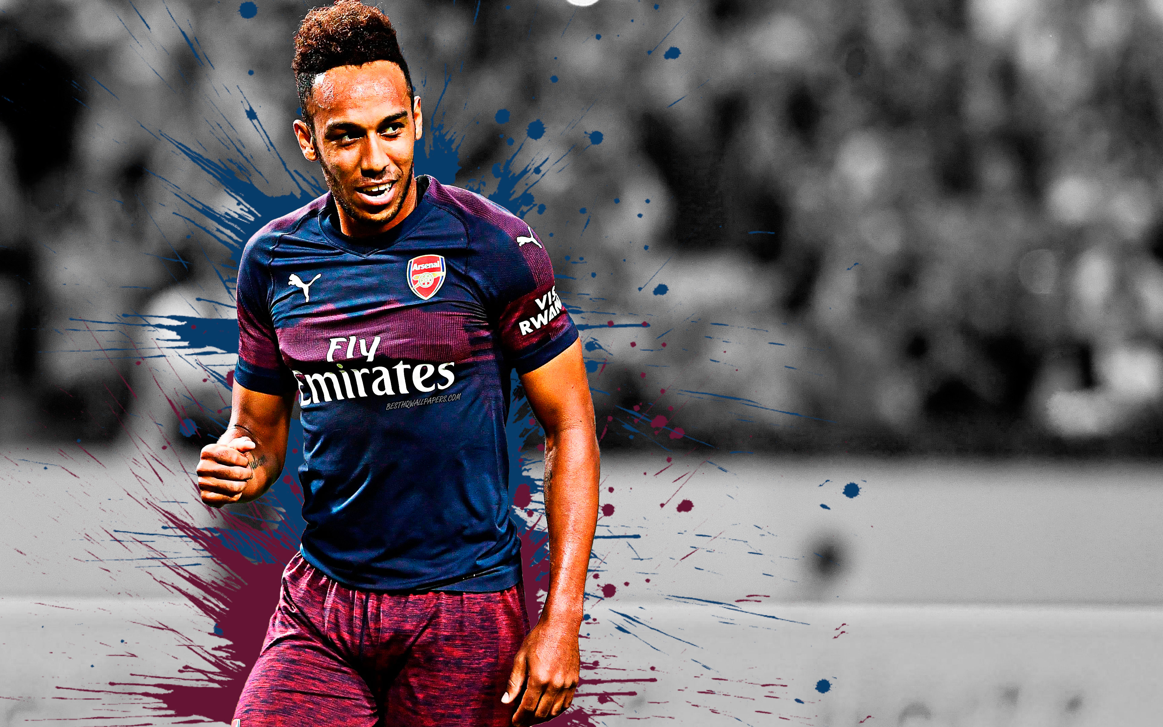 Pierre Emerick Aubameyang 4k Ultra HD Wallpaper