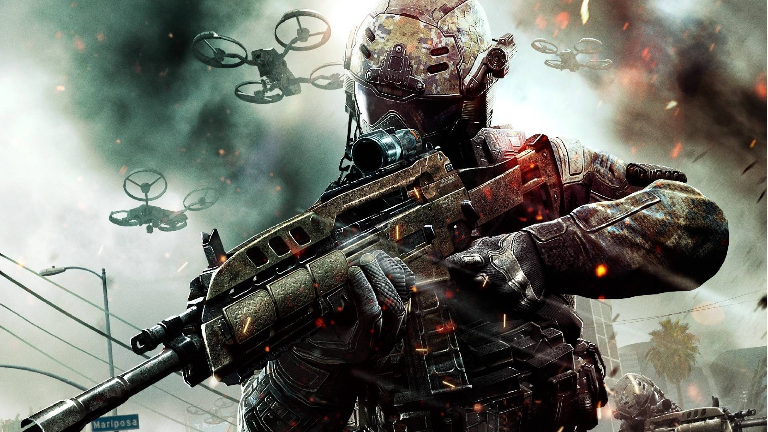 Wallpaper Call of Duty Black Ops Ii, Call of Duty Black Ops, Playstation 3, Shooter Game, pc Game, Background Free Image