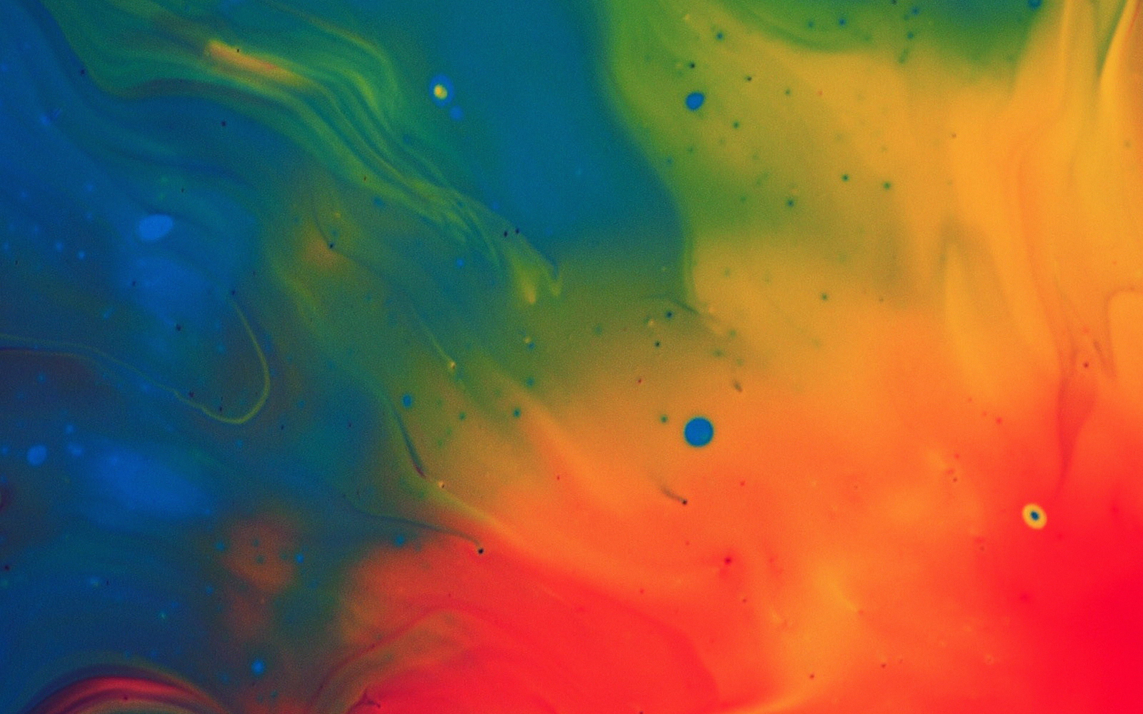wallpaper for desktop, laptop. blend color rainbow paint ink pattern