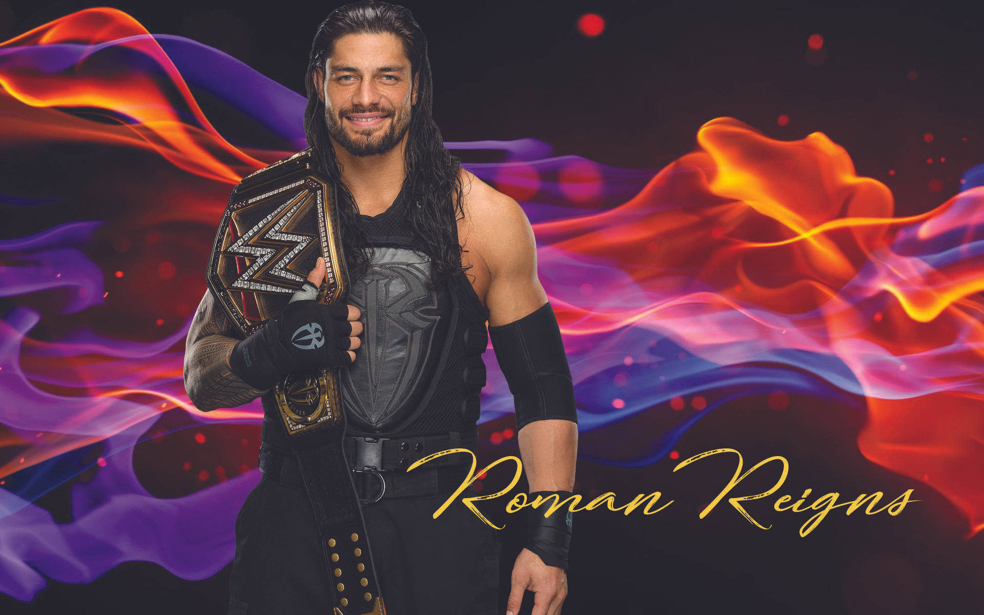Download Roman Reigns Colorful