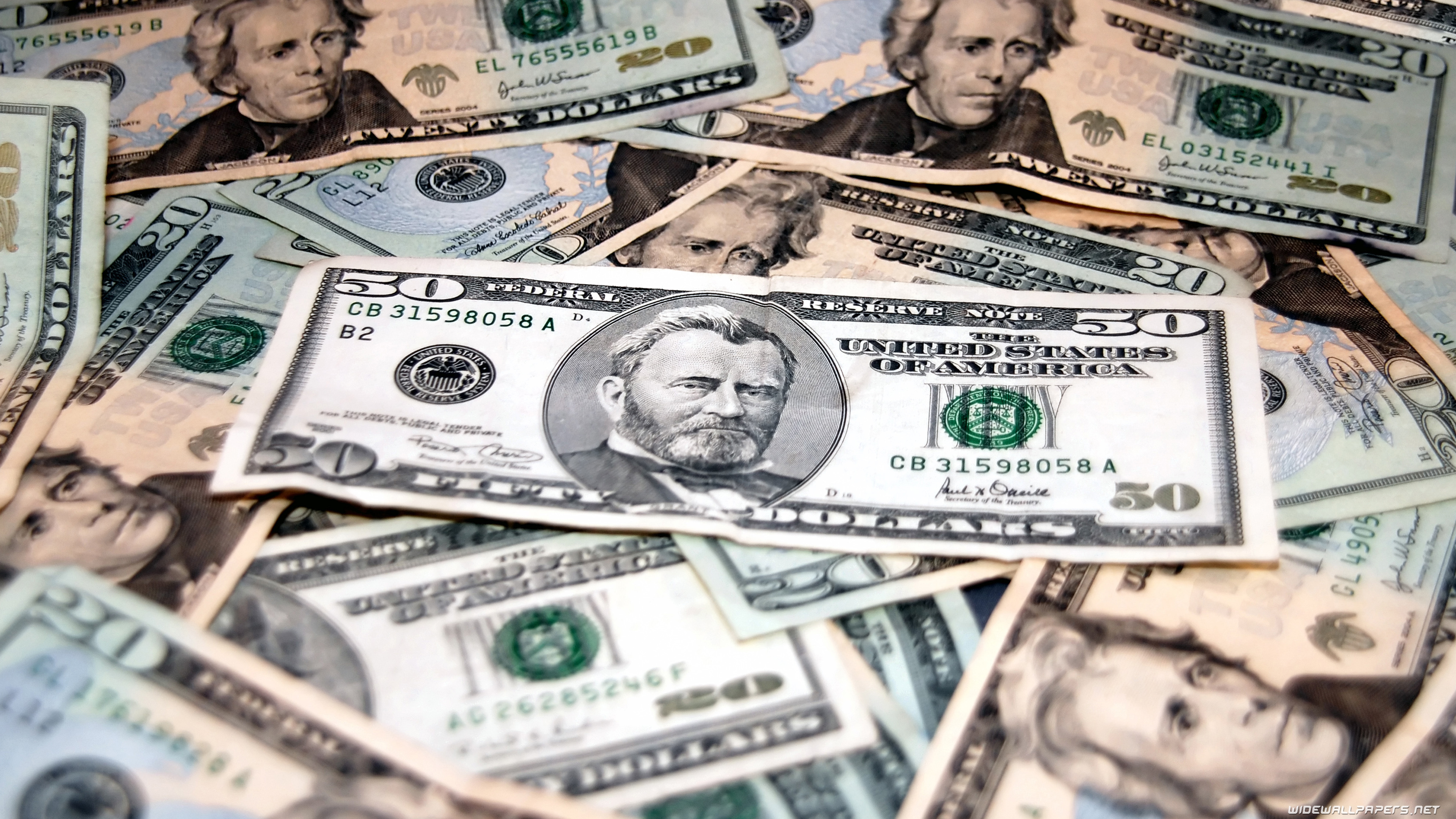 Money desktop wallpaper 4K Ultra HD