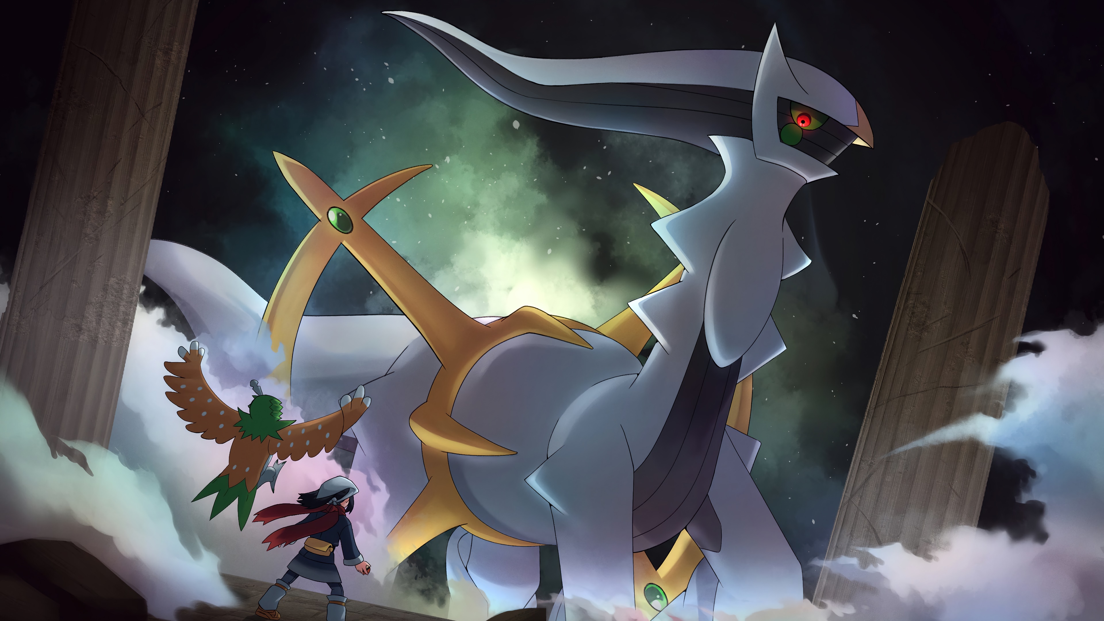 arceus, akari, pokemon legends arceus, nintendo, game, 4k Gallery HD Wallpaper