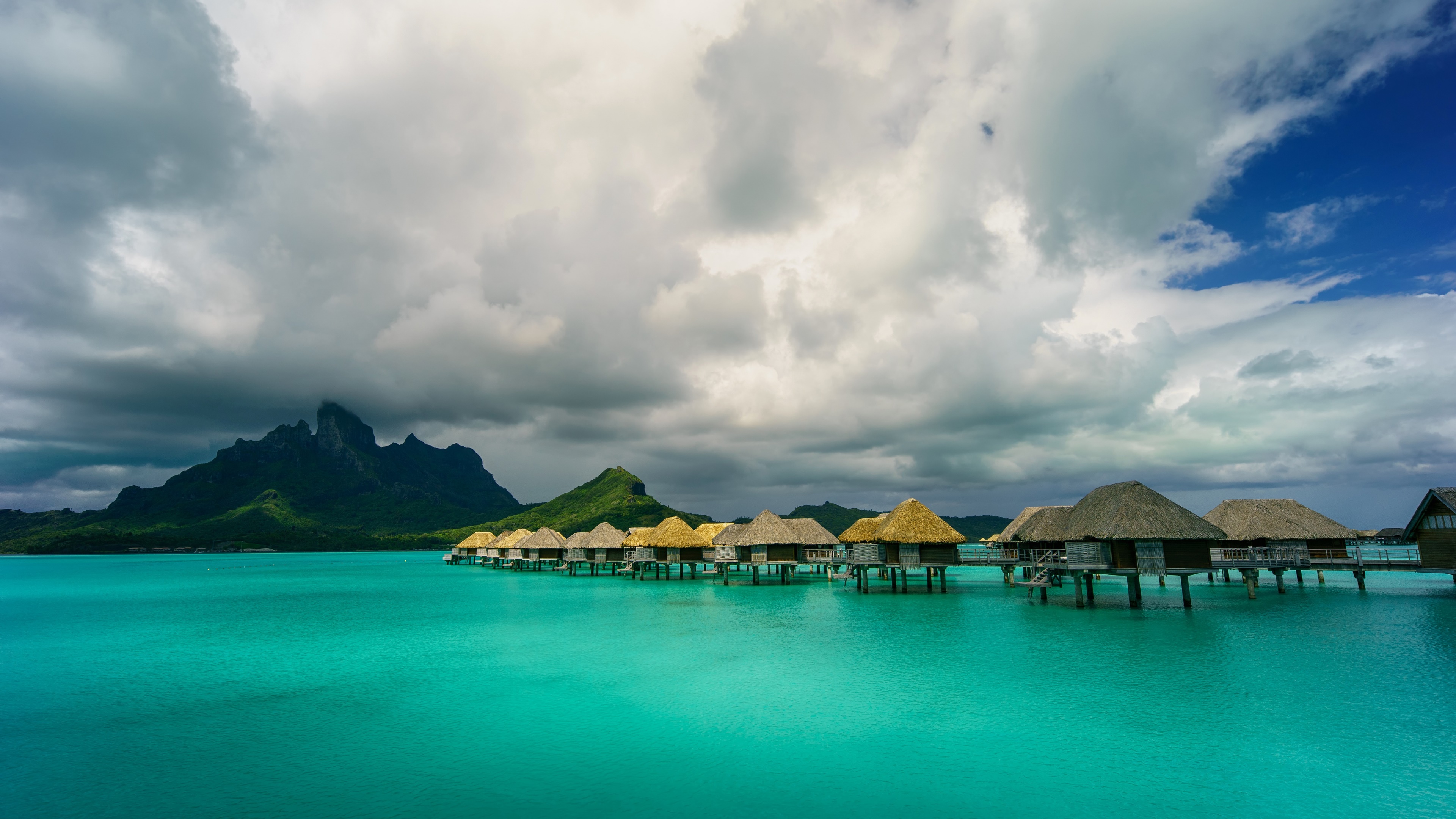 4K Bora Bora Wallpaper and Background Image