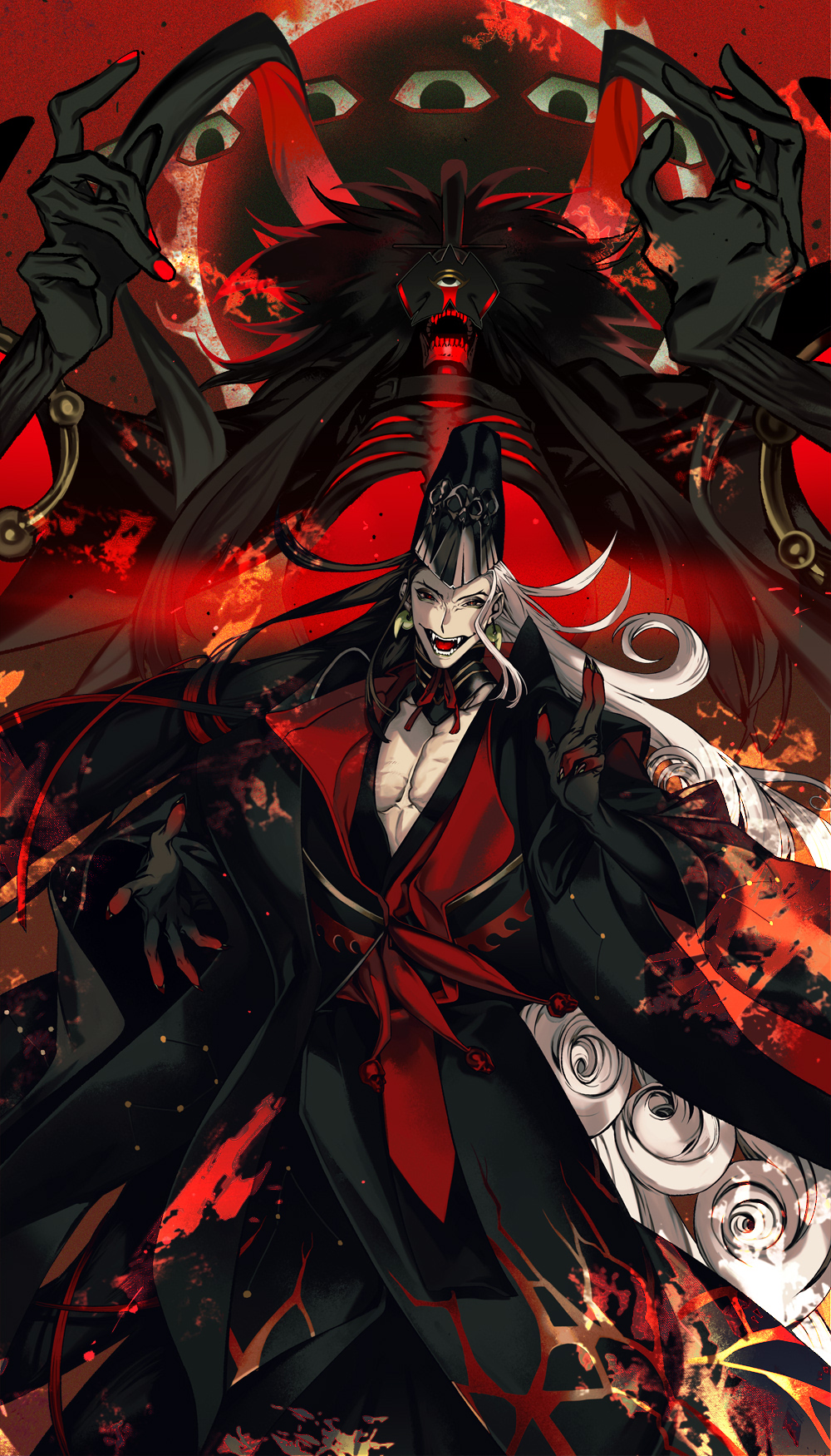 Ashiya Douman, Ashiya Douman, And Akimitsu Dono (fate And 1 More) Drawn By Kaifei_(kaifei_29)