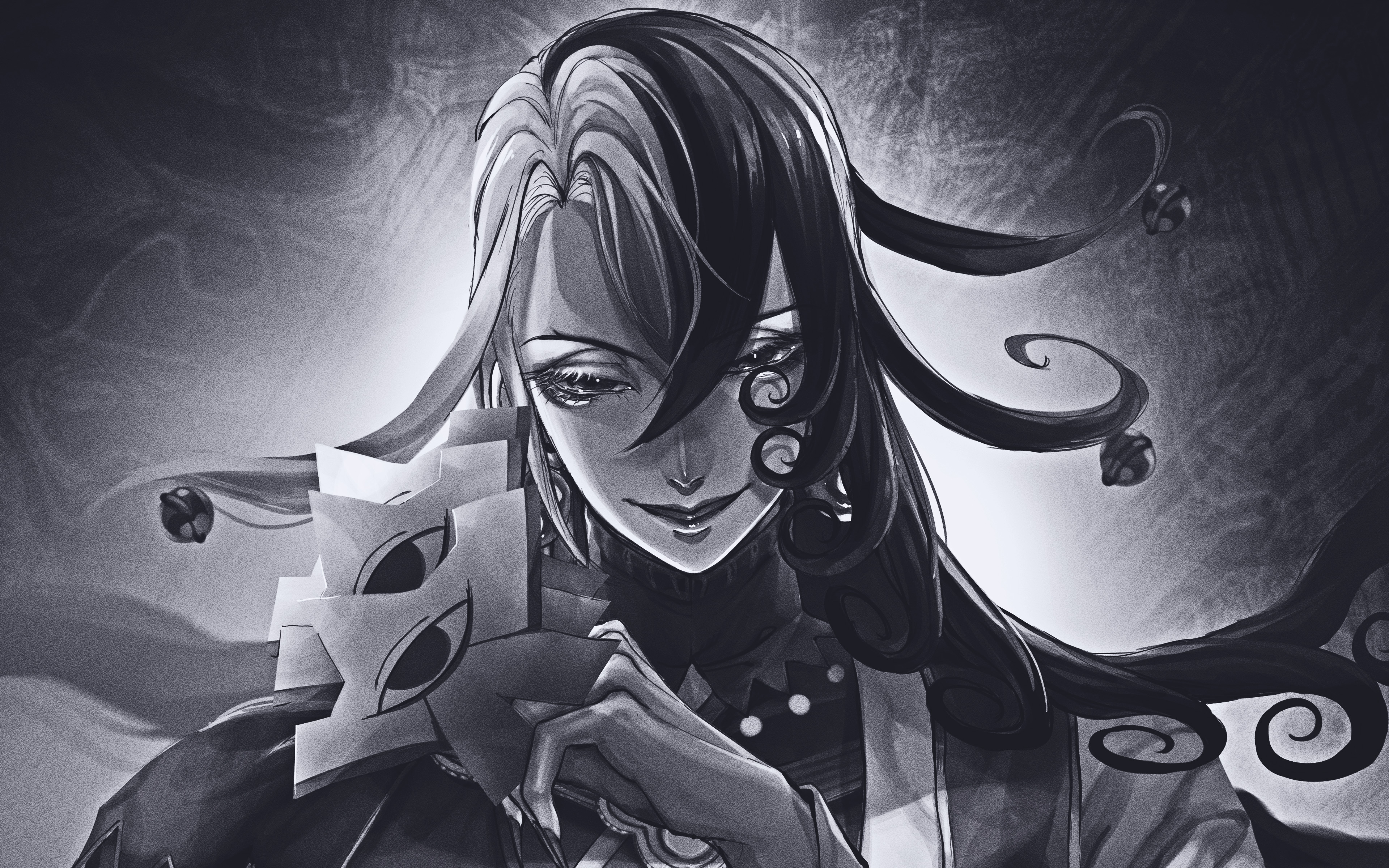 Download Wallpaper Ashiya Douman, 4k, Darkness, TYPE MOON, Fate Grand Order, Alter Ego, Manga, Fate Series, Ashiya Doman For Desktop With Resolution 3840x2400. High Quality HD Picture Wallpaper