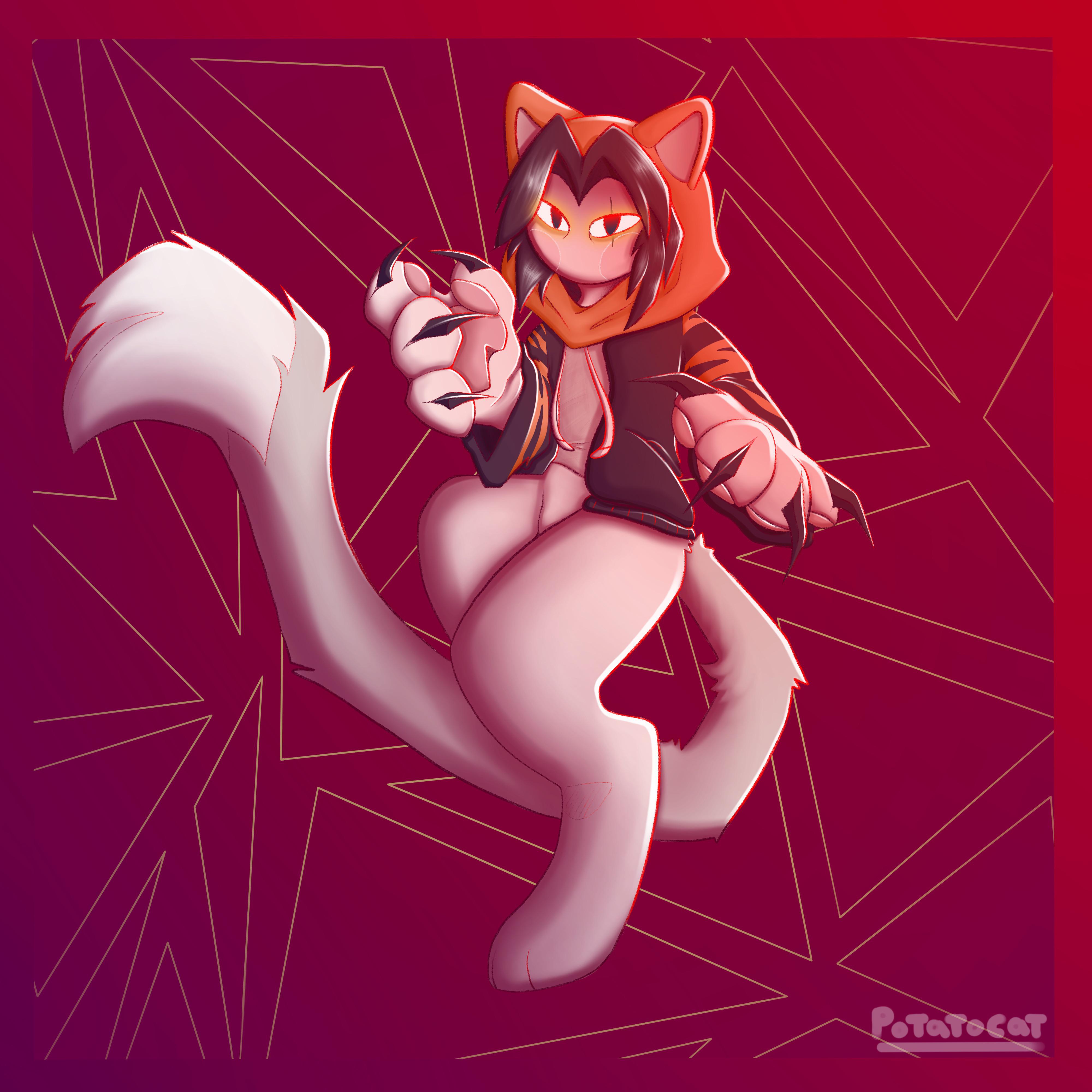 I drew sodikkens fursona