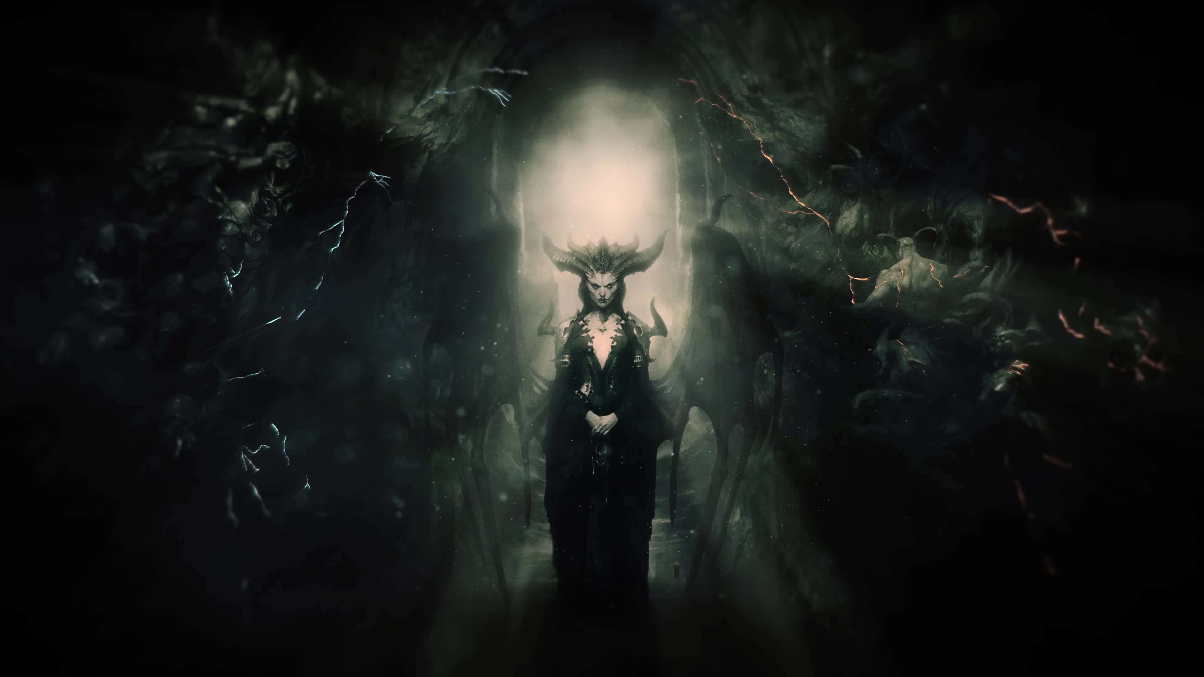 Lilith and Inarius Diablo 4K Live Wallpaperx2160 Gallery HD Live Wallpaper