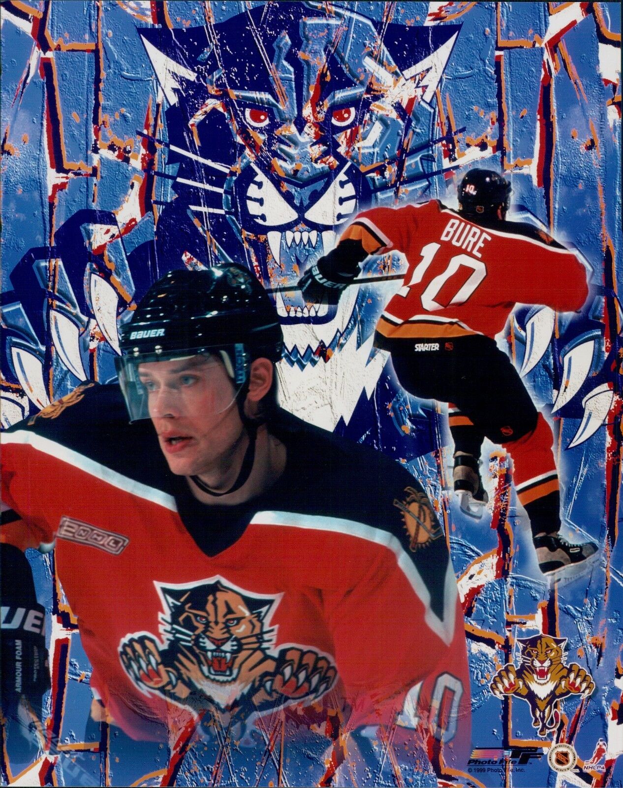 Pavel Bure Florida Panthers NHL Licensed Unsigned Glossy 8x10 Hockey Photo B