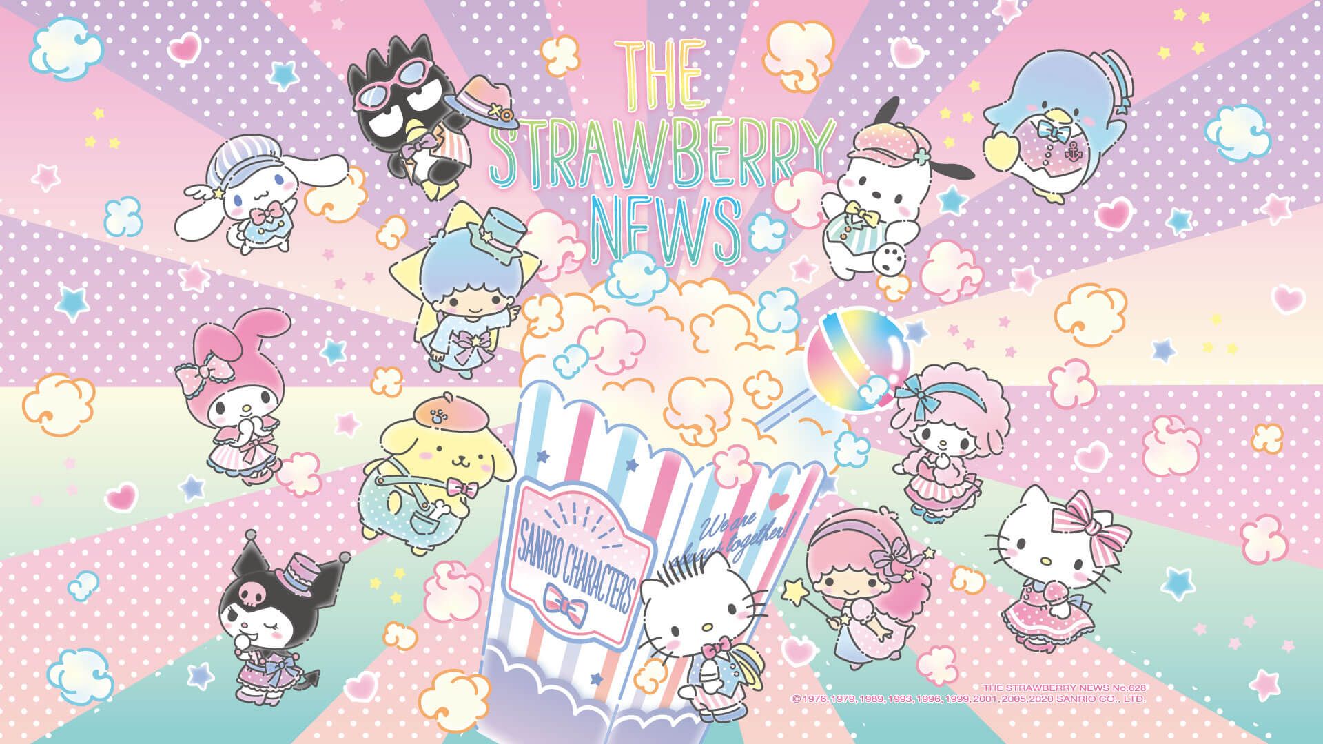 1920×1080】2020 いちご新聞6月号. Hello kitty wallpaper hd, Hello kitty iphone wallpaper, Cute laptop wallpaper