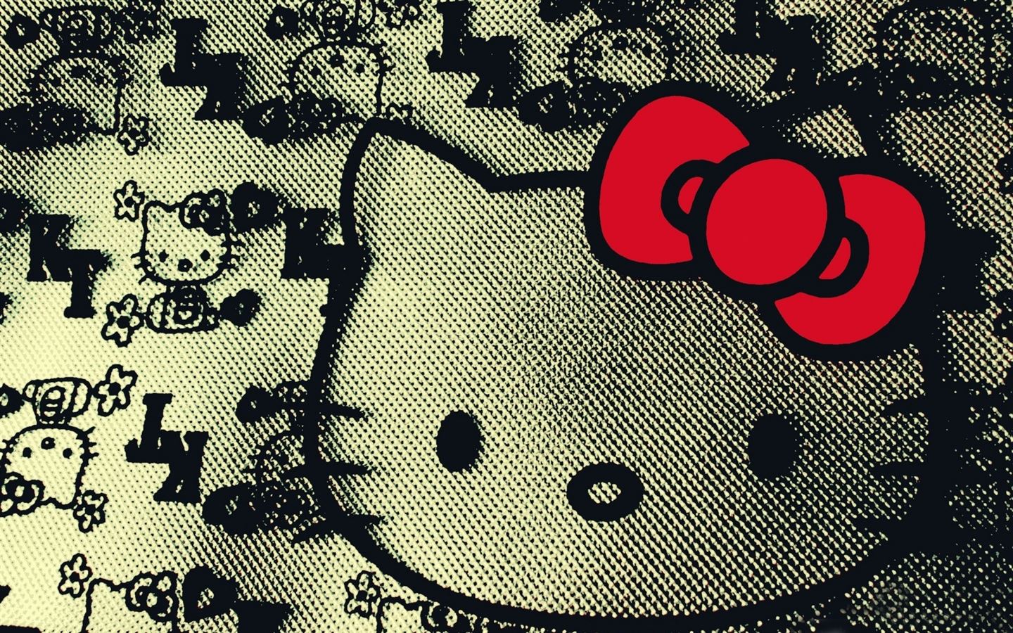 Hello kitty design MacBook Air Wallpaper Download