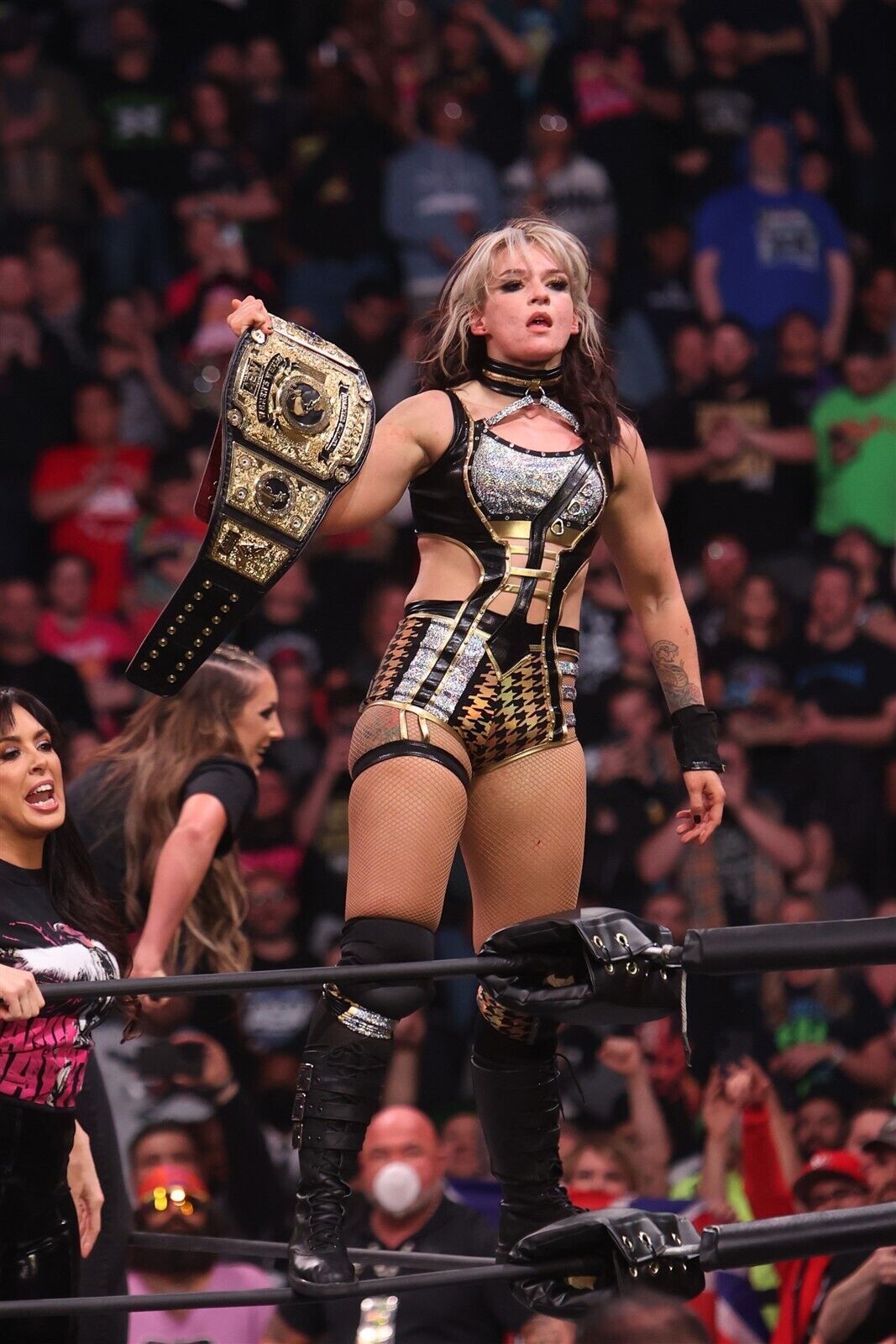 JAMIE HAYTER 8x12 COLOR PHOTO ROH ECW WWE NXT AEW IMPACT AEW CHAMPION