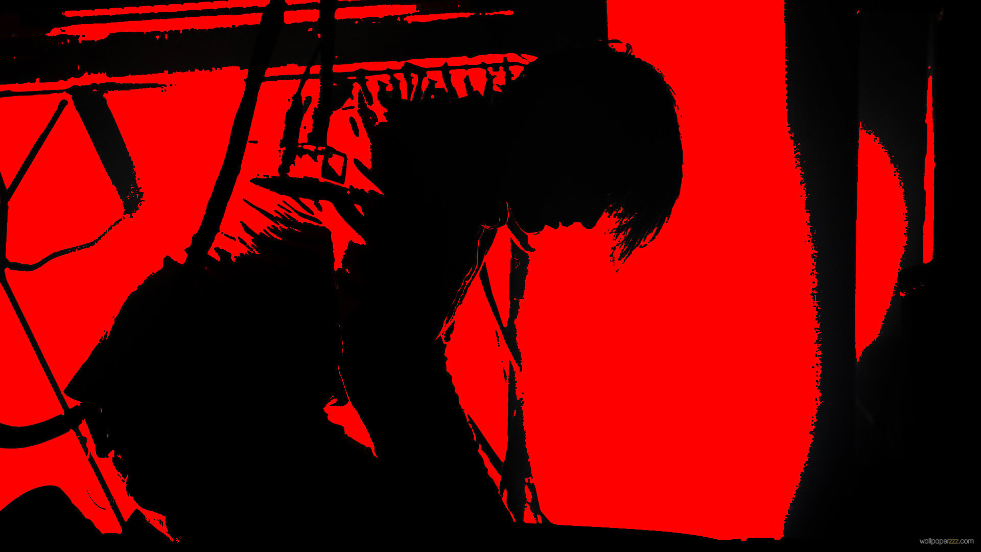 Black and Red HD Wallpaper