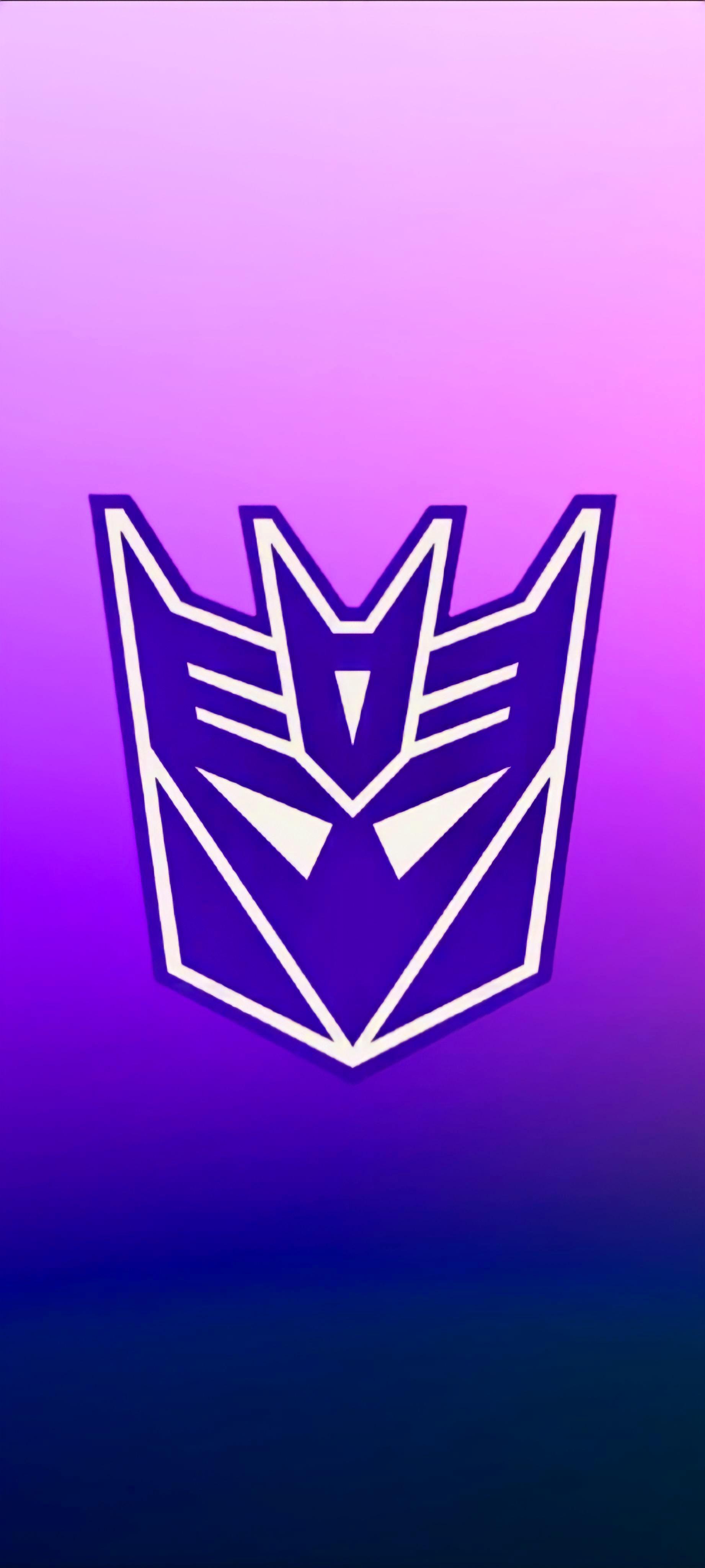Made a decepticon logo wallpaper based on the purple ios16 wallpaper. resolution: 1842×4096. Feel free to use as wallpaper
