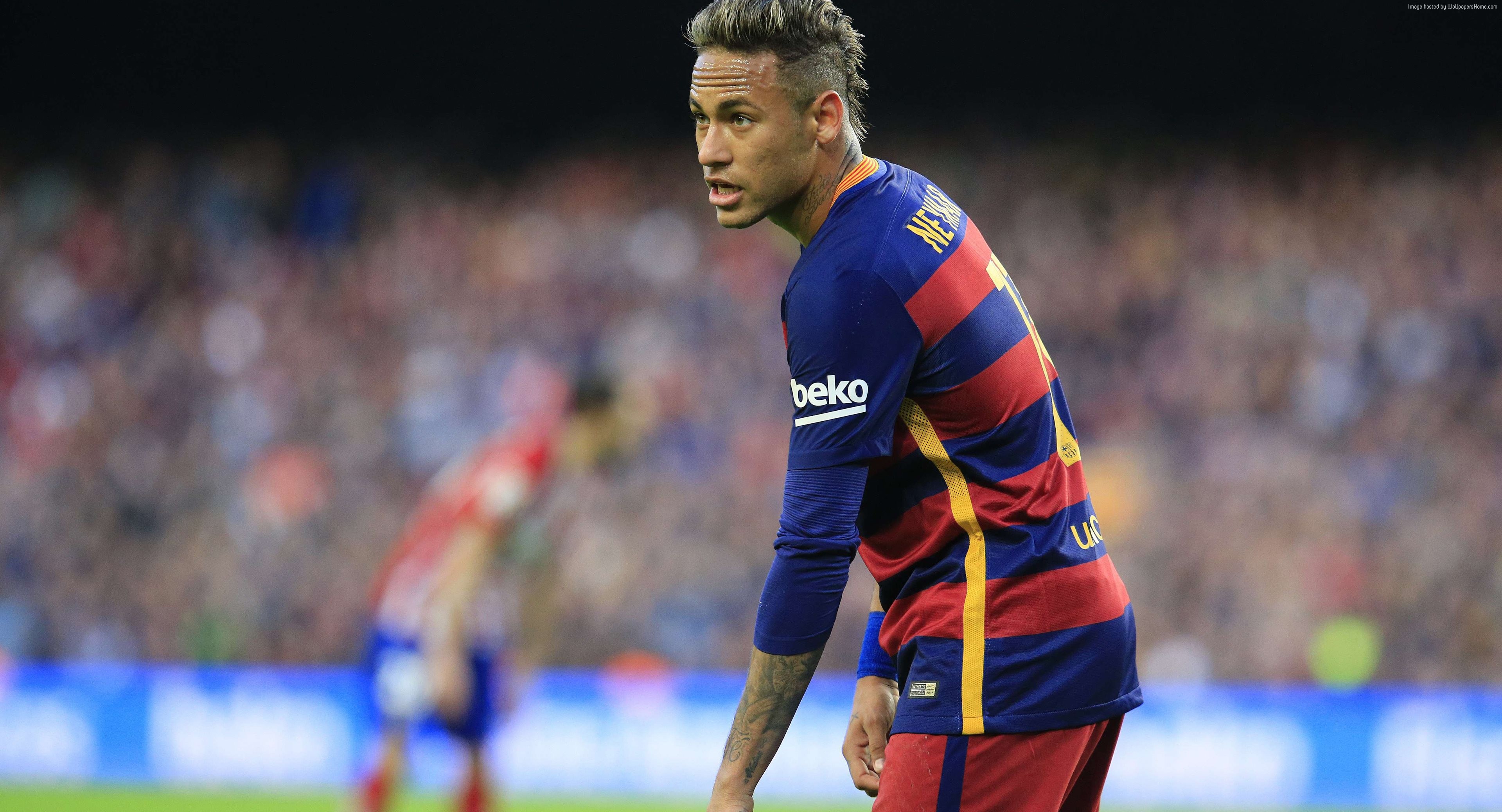 Neymar, soccer, 4K, FCB, Barcelona, HD