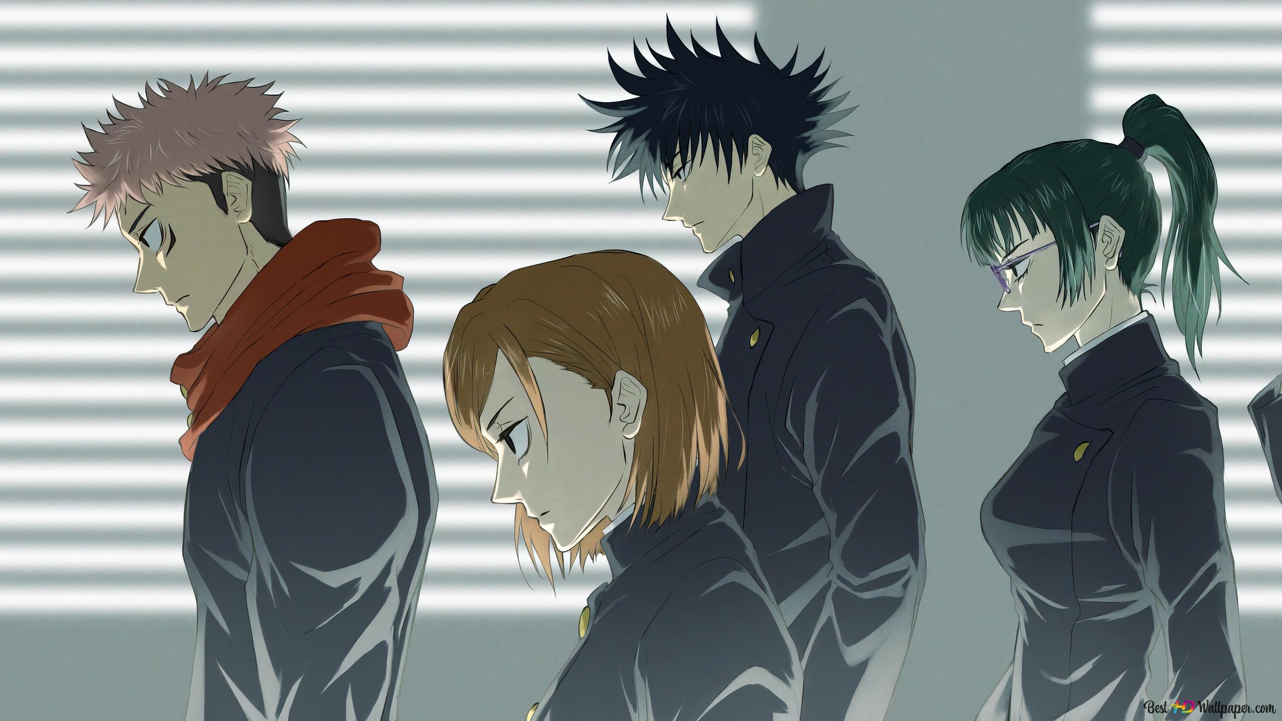Jujutsu Kaisen Anime Characters 4K wallpaper download