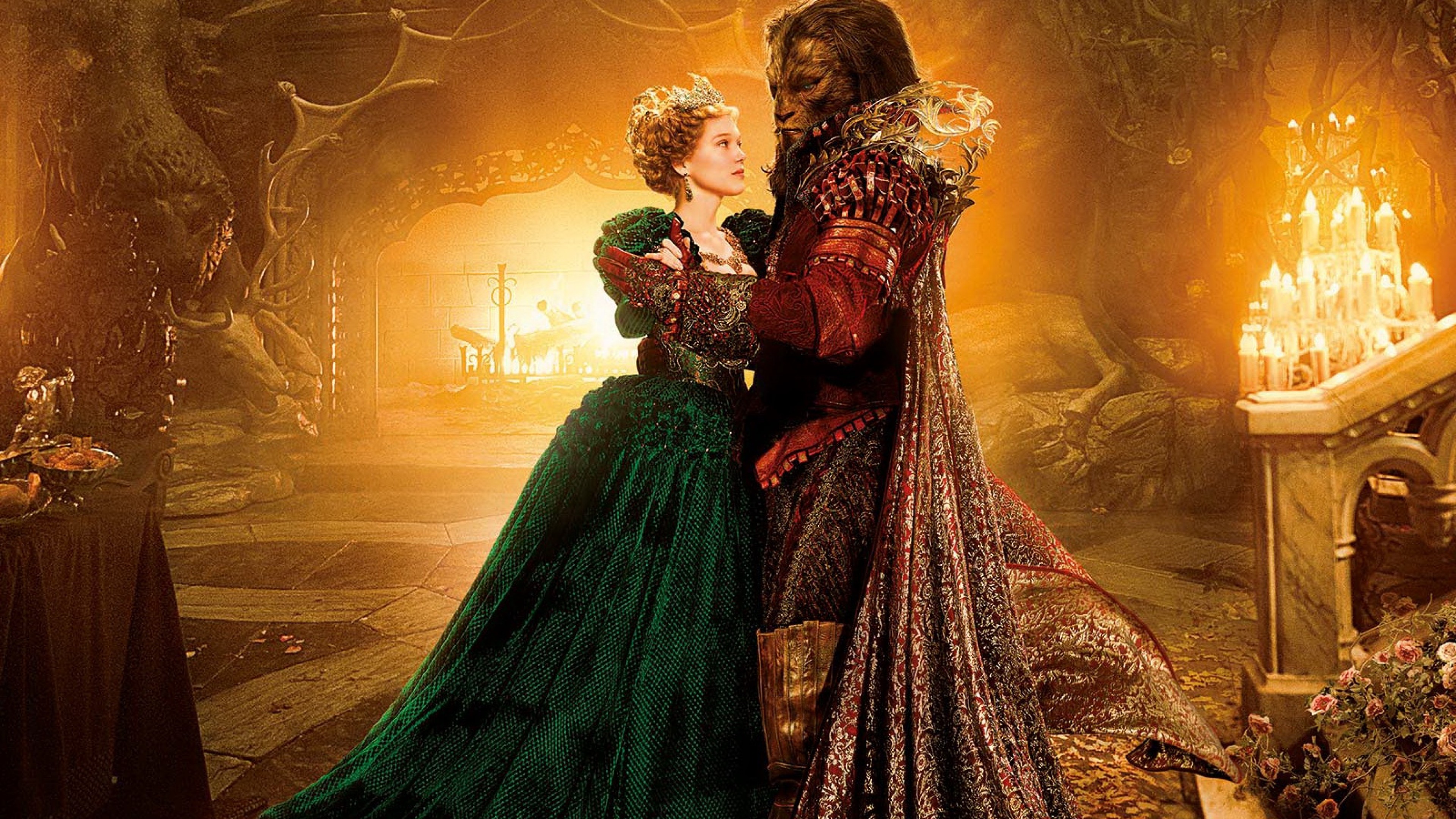 Beauty and the Beast HD Wallpaper 4K Ultra HD Wallpaper .net