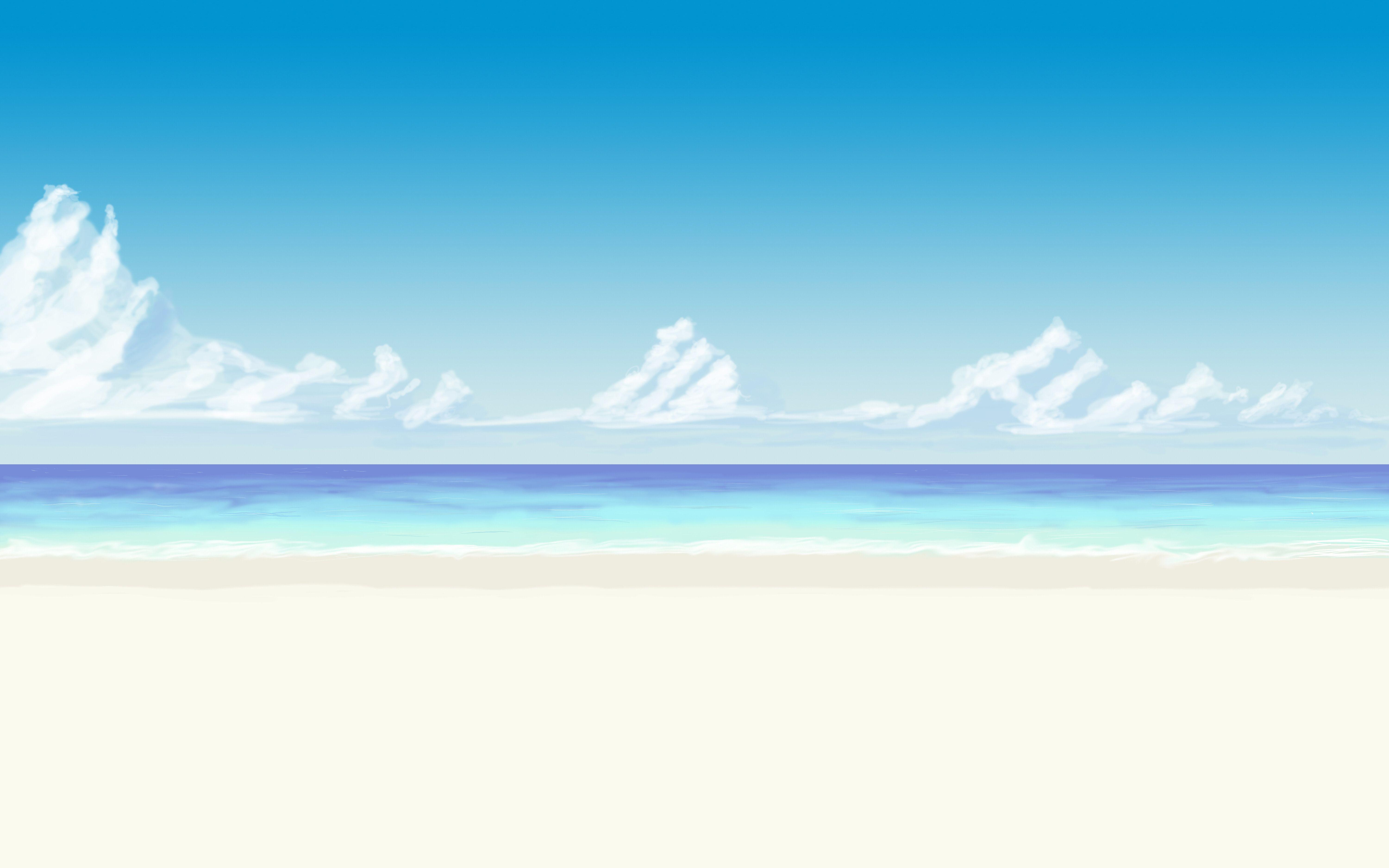 Anime Beach Wallpaper