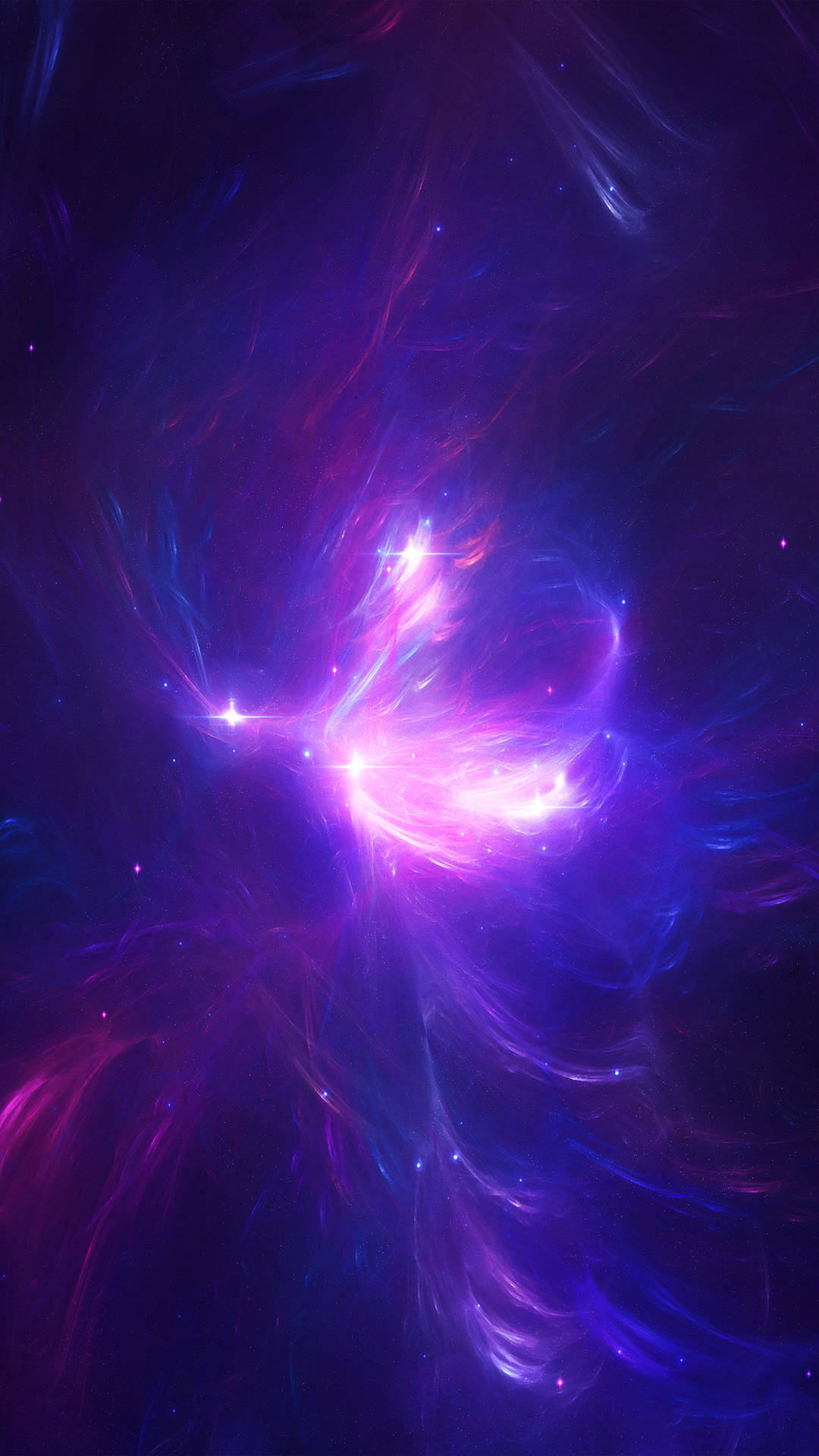 Download Purple Nebula 4k HD Mobile Wallpaper