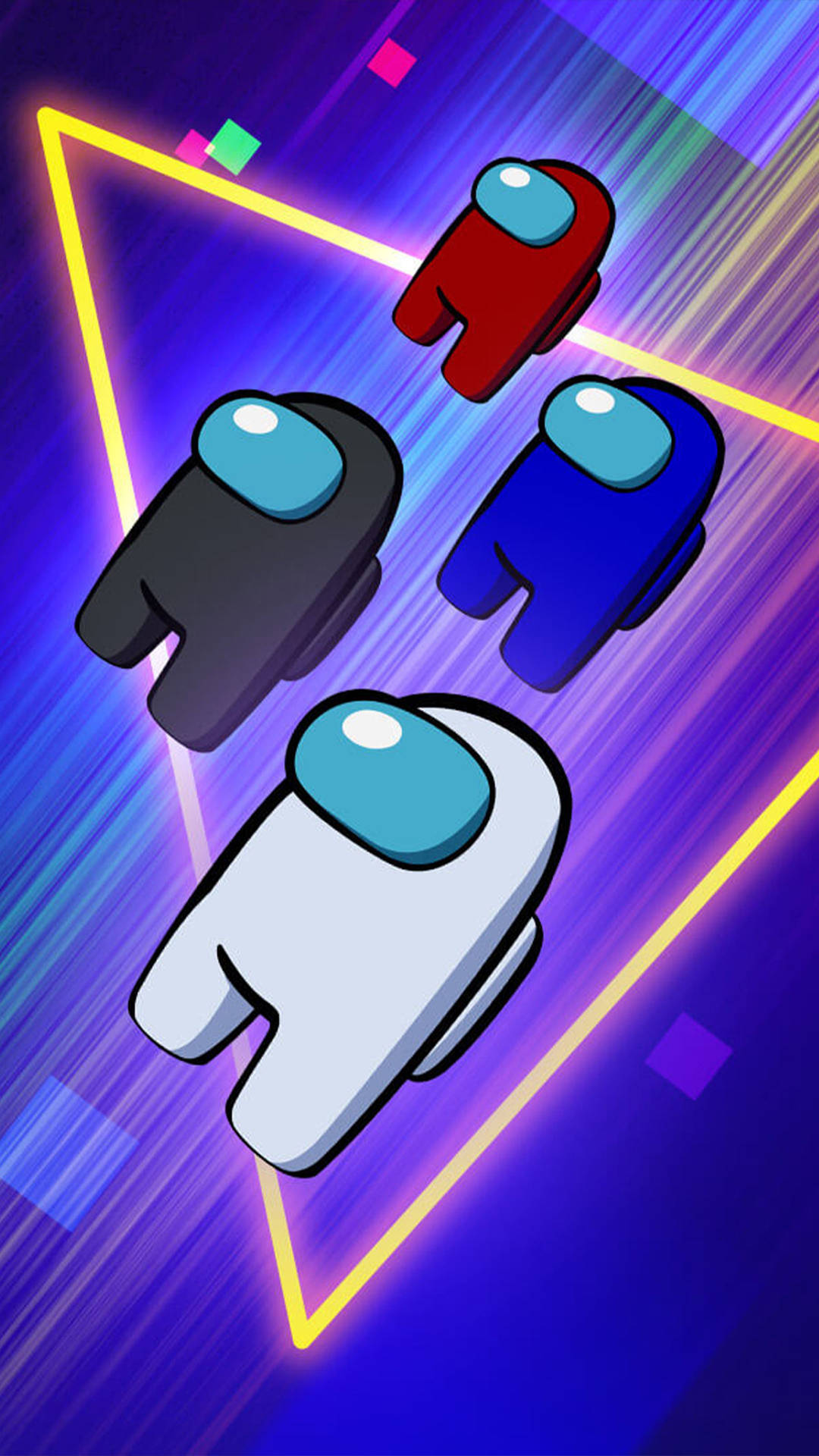 Download Among Us Purple 4k HD Mobile Wallpaper